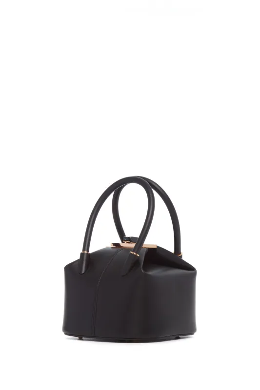 Mini Baez Bag in Black Nappa Leather sold by Gabriela Hearst