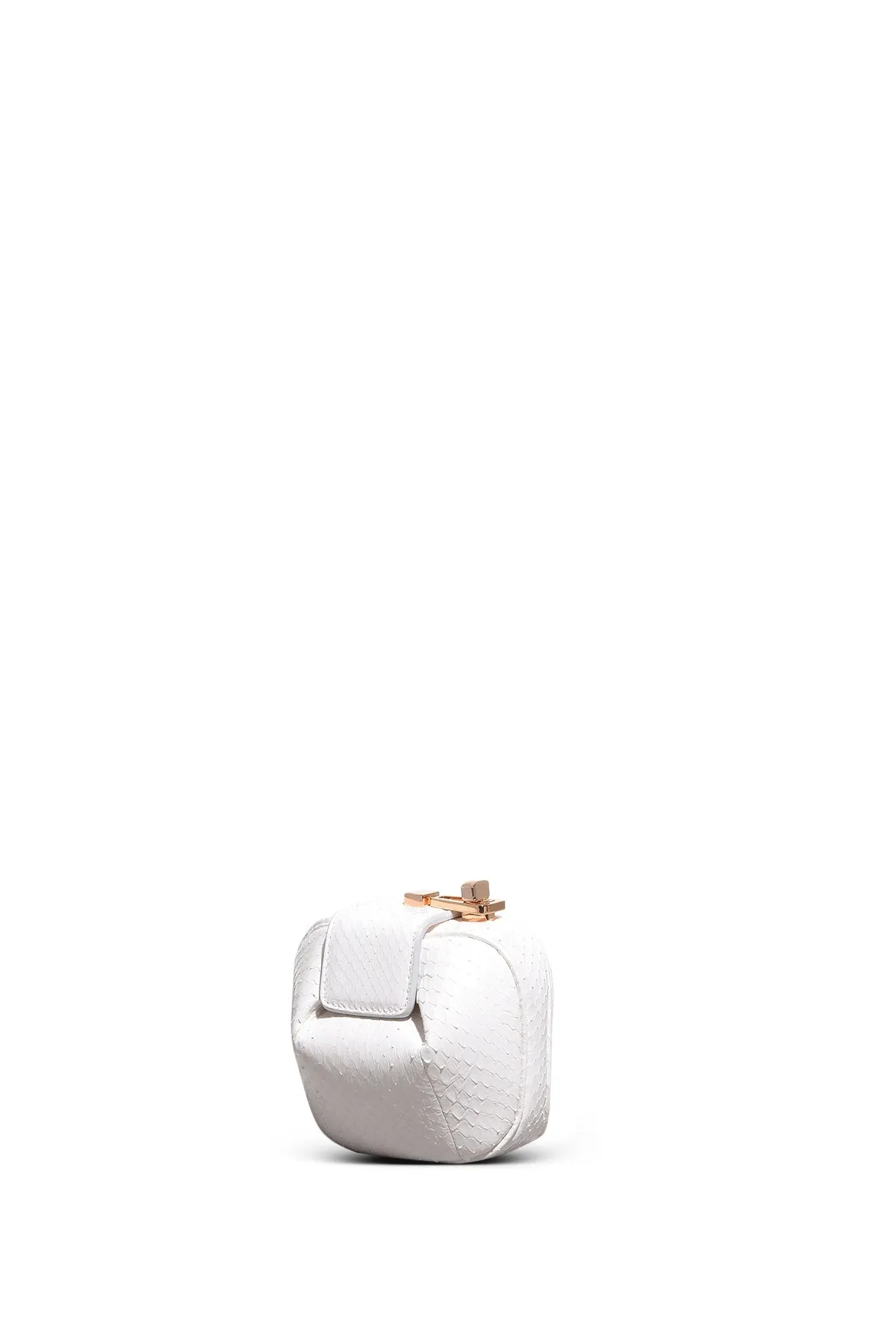 Rafaela Coin Purse in White Snakeskin sold by Gabriela Hearst