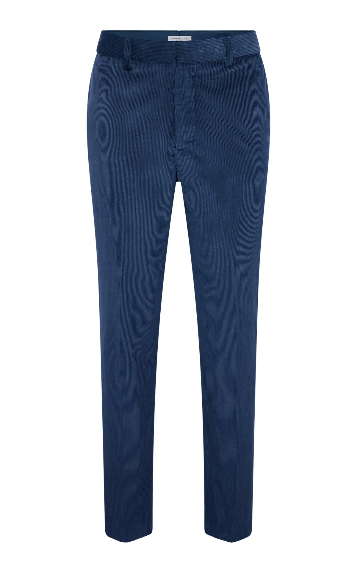Sebastian Pant in Electric Navy Sea Island Cotton Corduroy sold by Gabriela Hearst