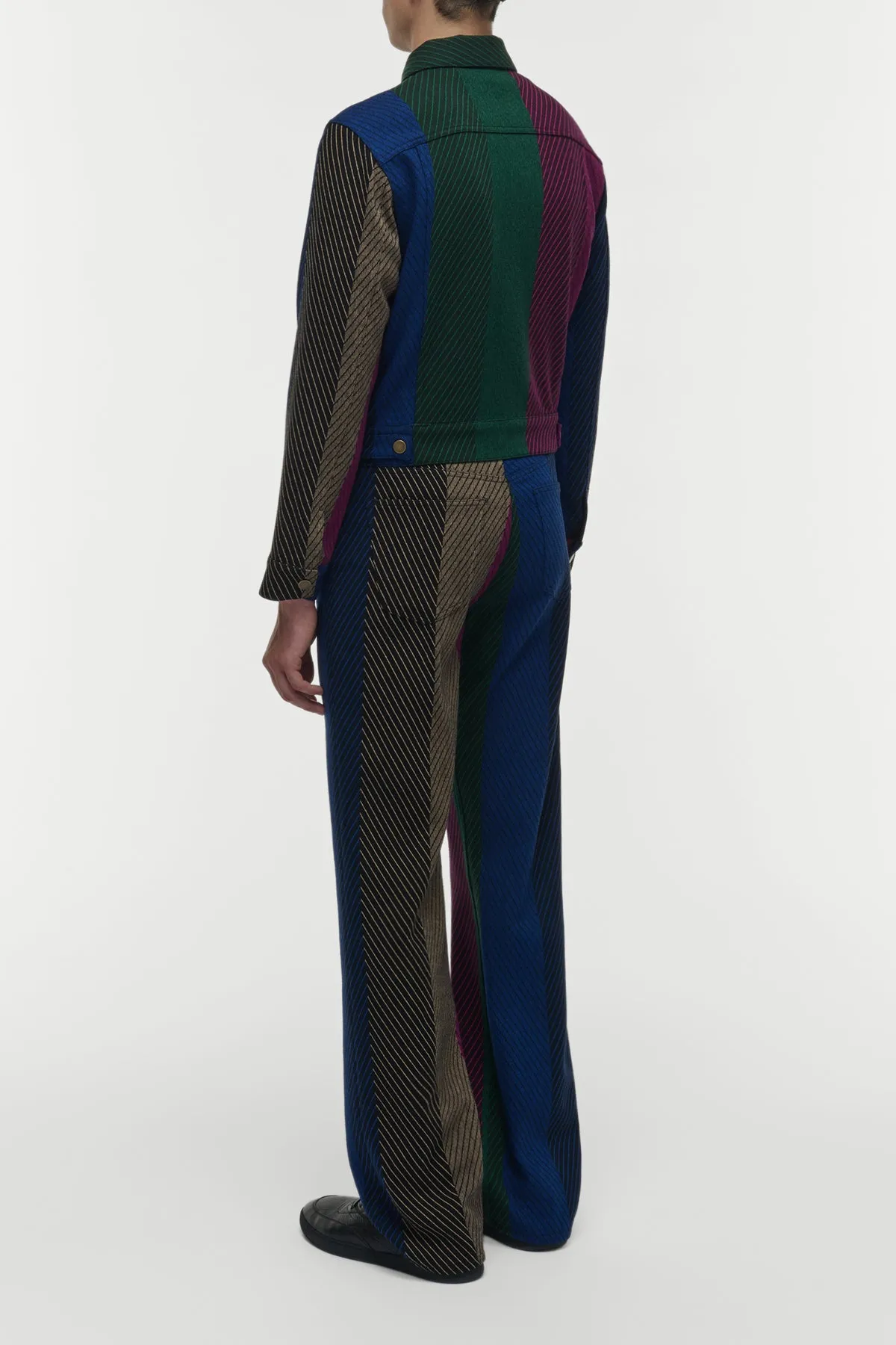 Barry Trucker Jacket in Multi Cashmere sold by Gabriela Hearst product image thumbnail 4