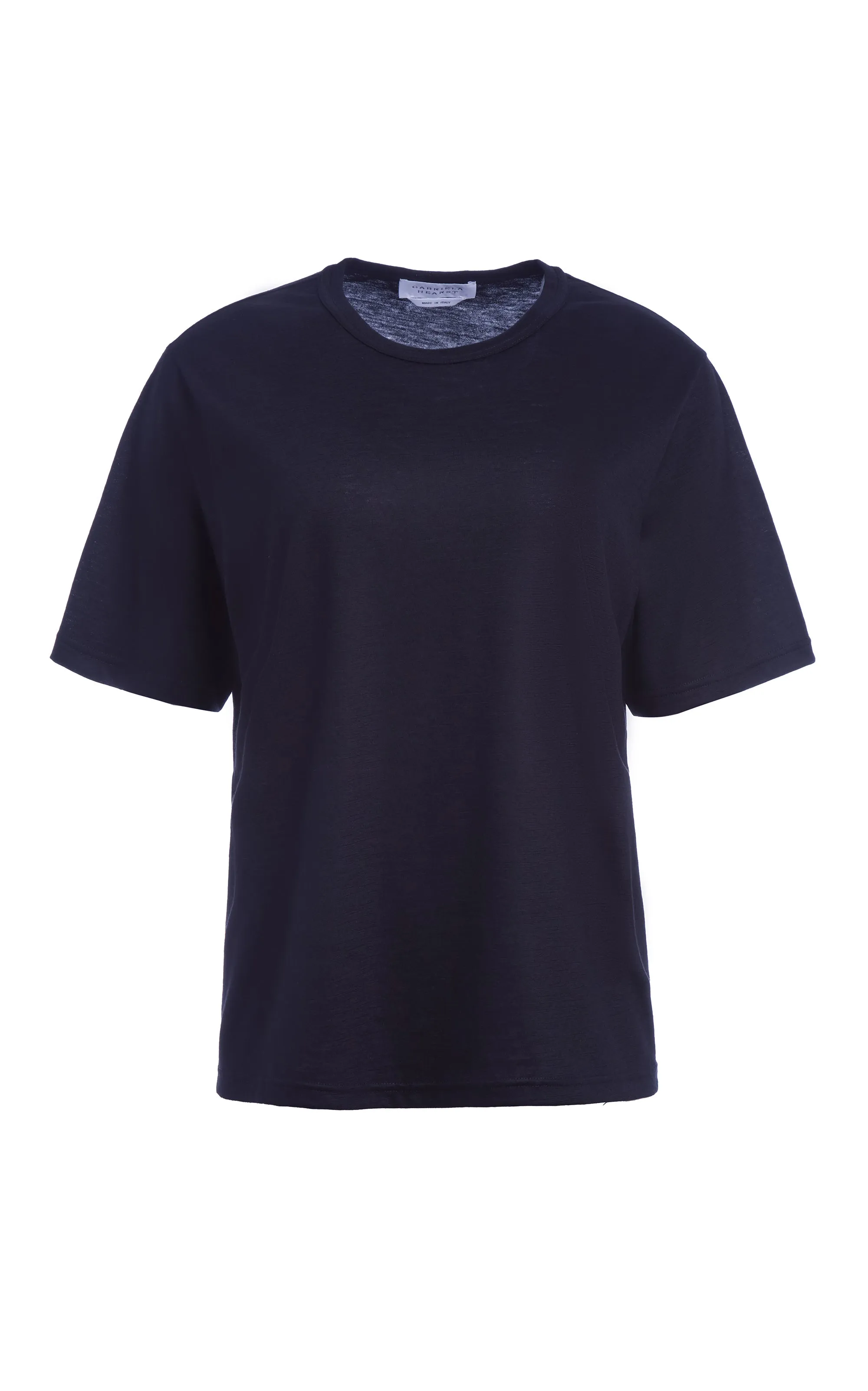Kirby T-Shirt in Dark Navy Cashmere sold by Gabriela Hearst
