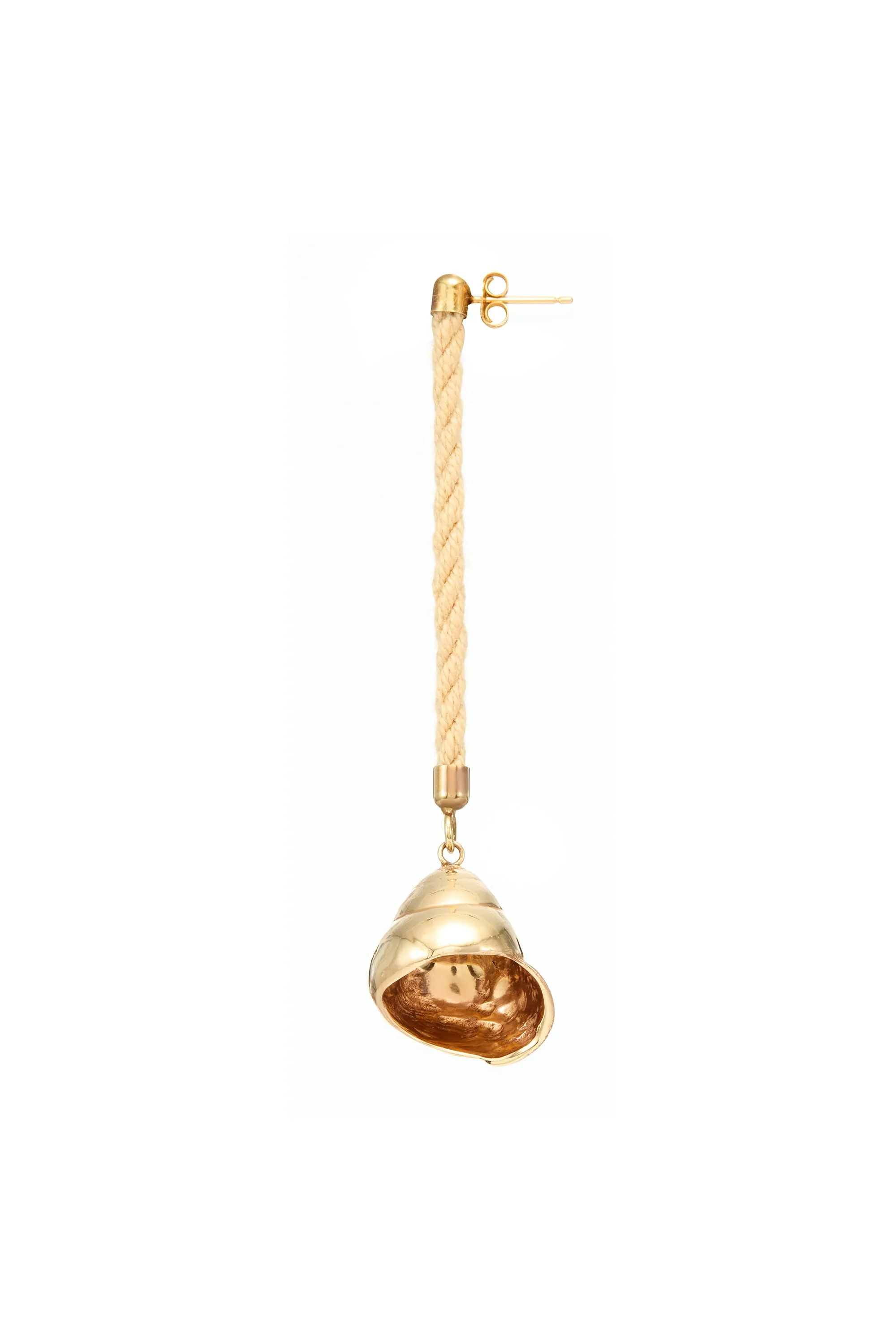 Venus Shell Mono Earring in 18K Yellow Gold sold by Gabriela Hearst product image thumbnail 3