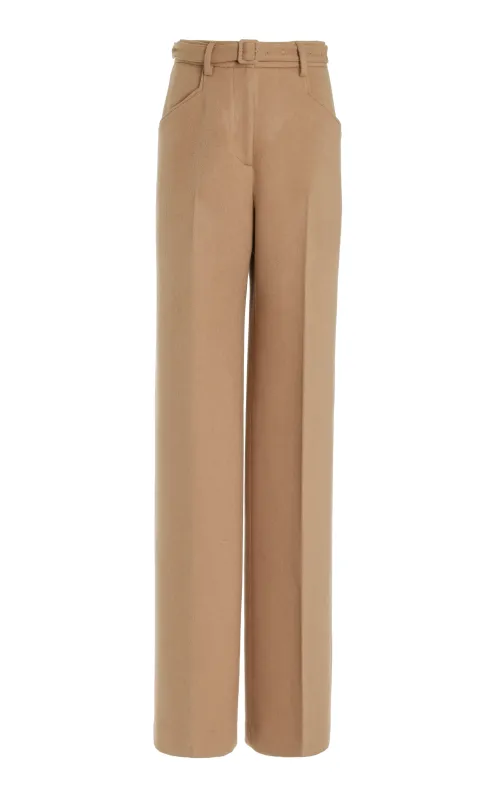 Norman Pant in Camel Cashmere sold by Gabriela Hearst