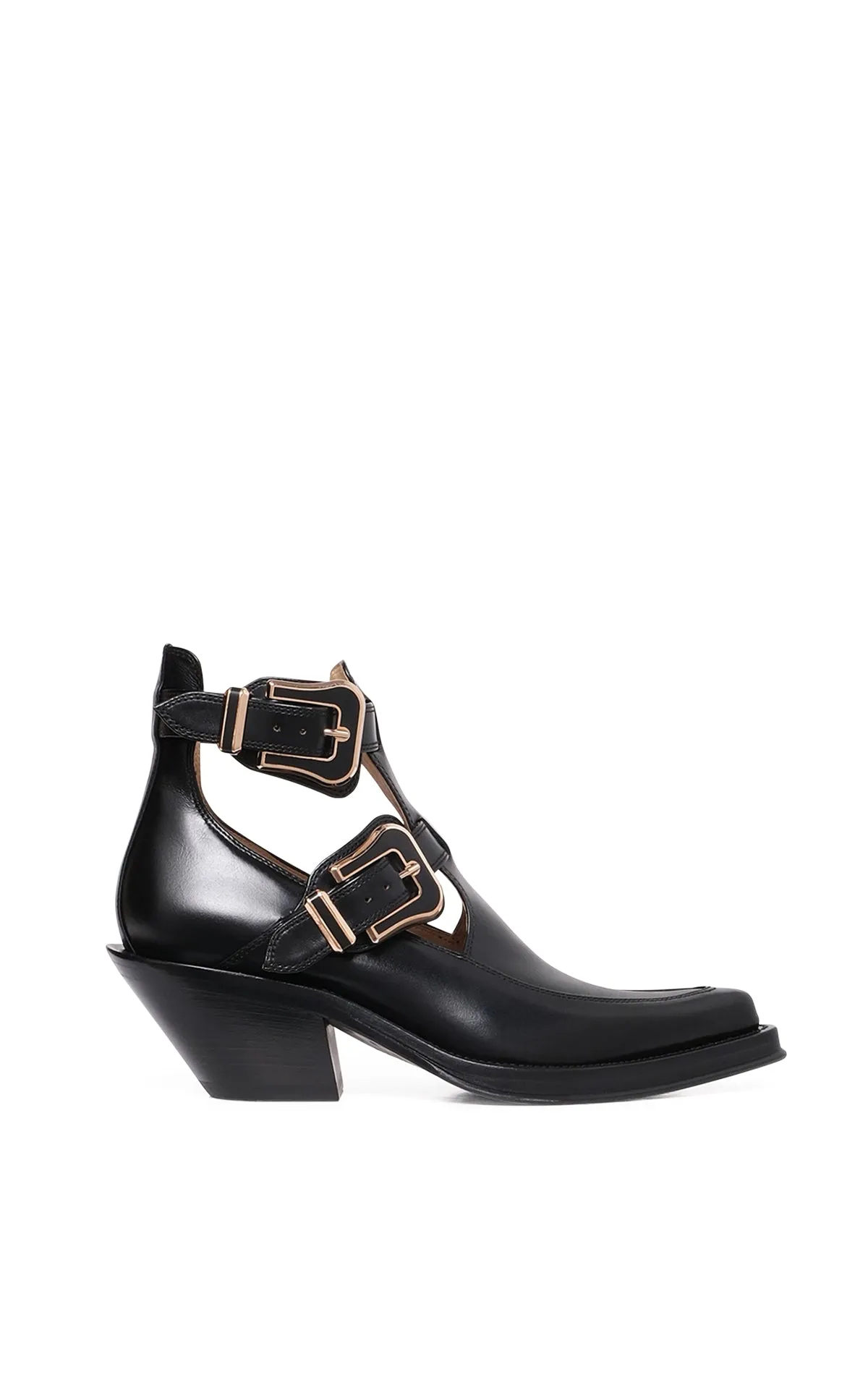 Castro Ankle Boot in Black Leather sold by Gabriela Hearst