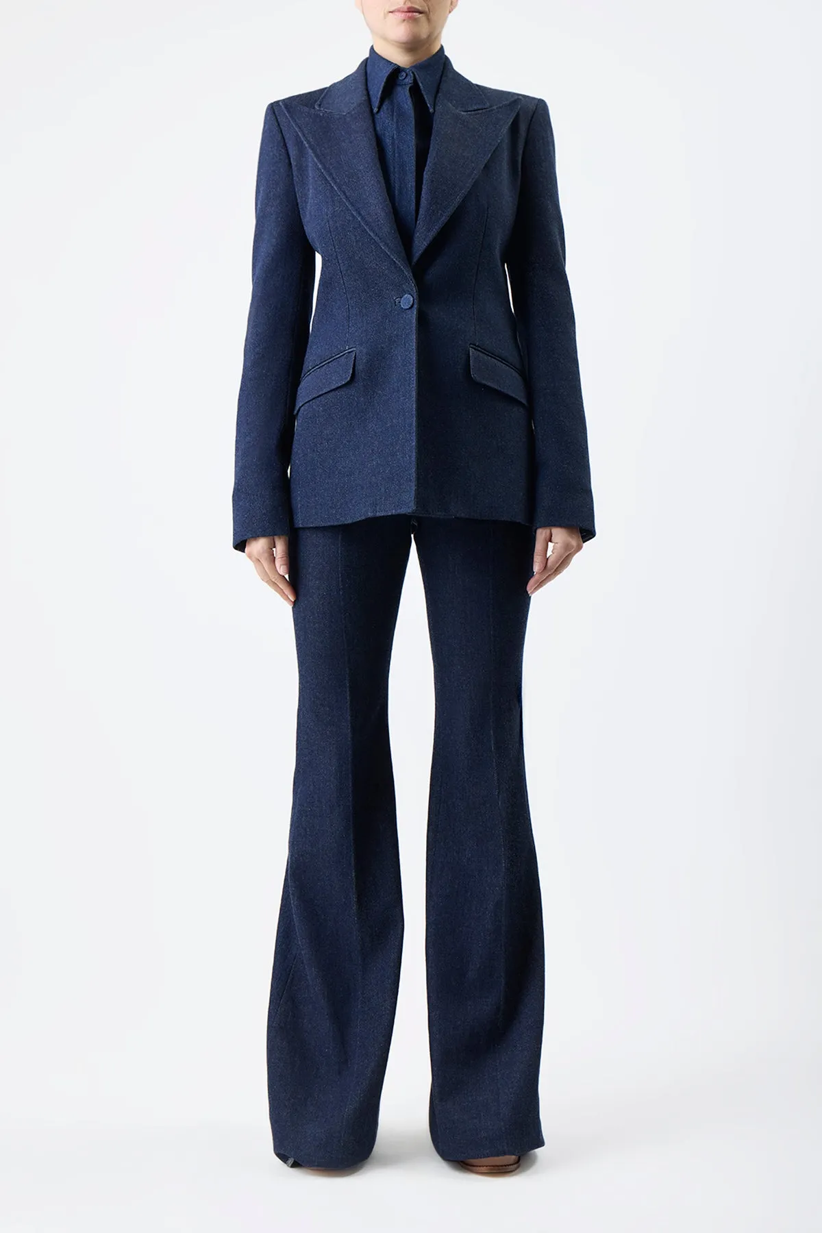 Rhein Pant in Organic Raw Denim sold by Gabriela Hearst product image thumbnail 3