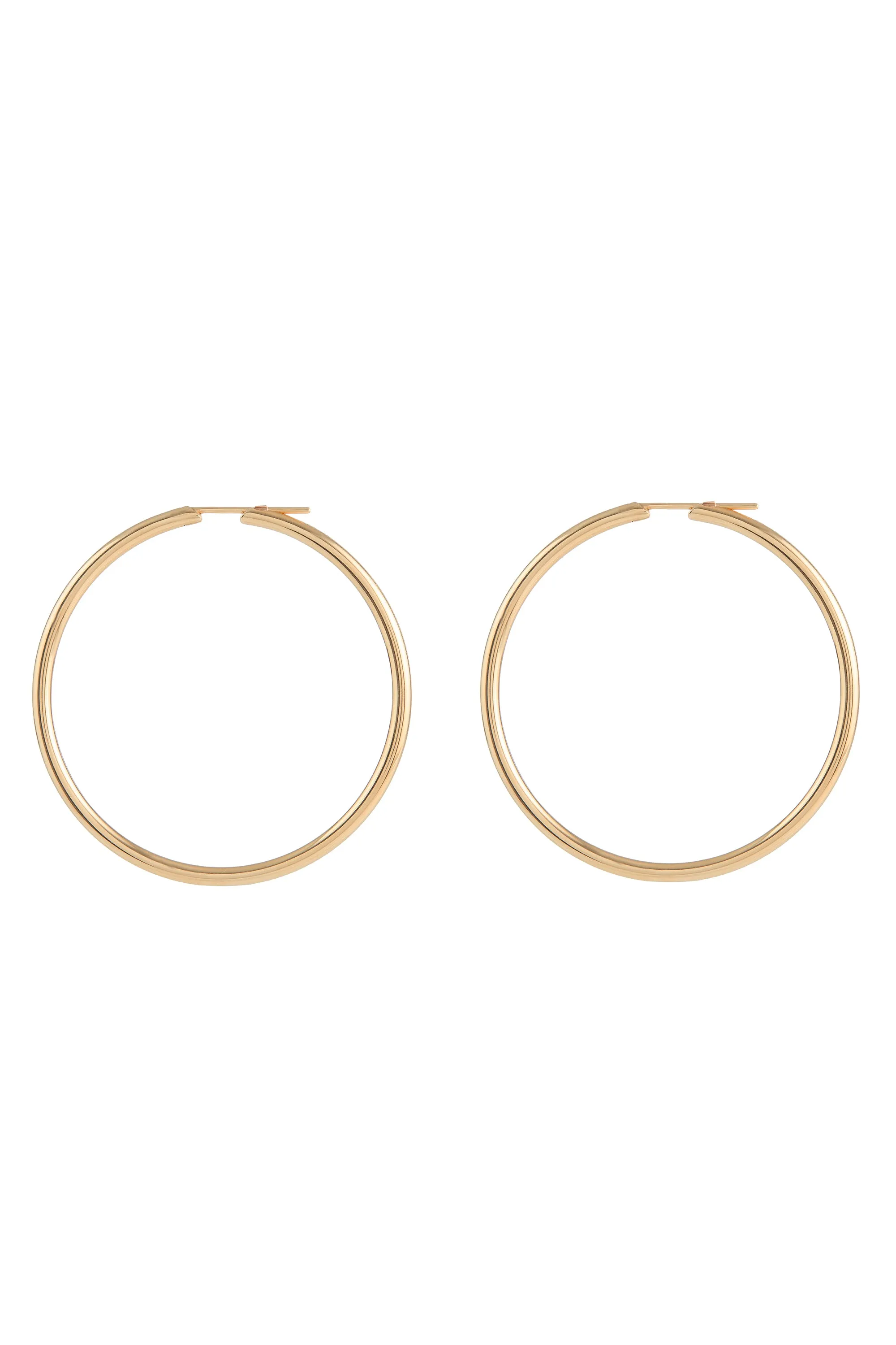 Large Loop Earrings in 18K Yellow Gold sold by Gabriela Hearst