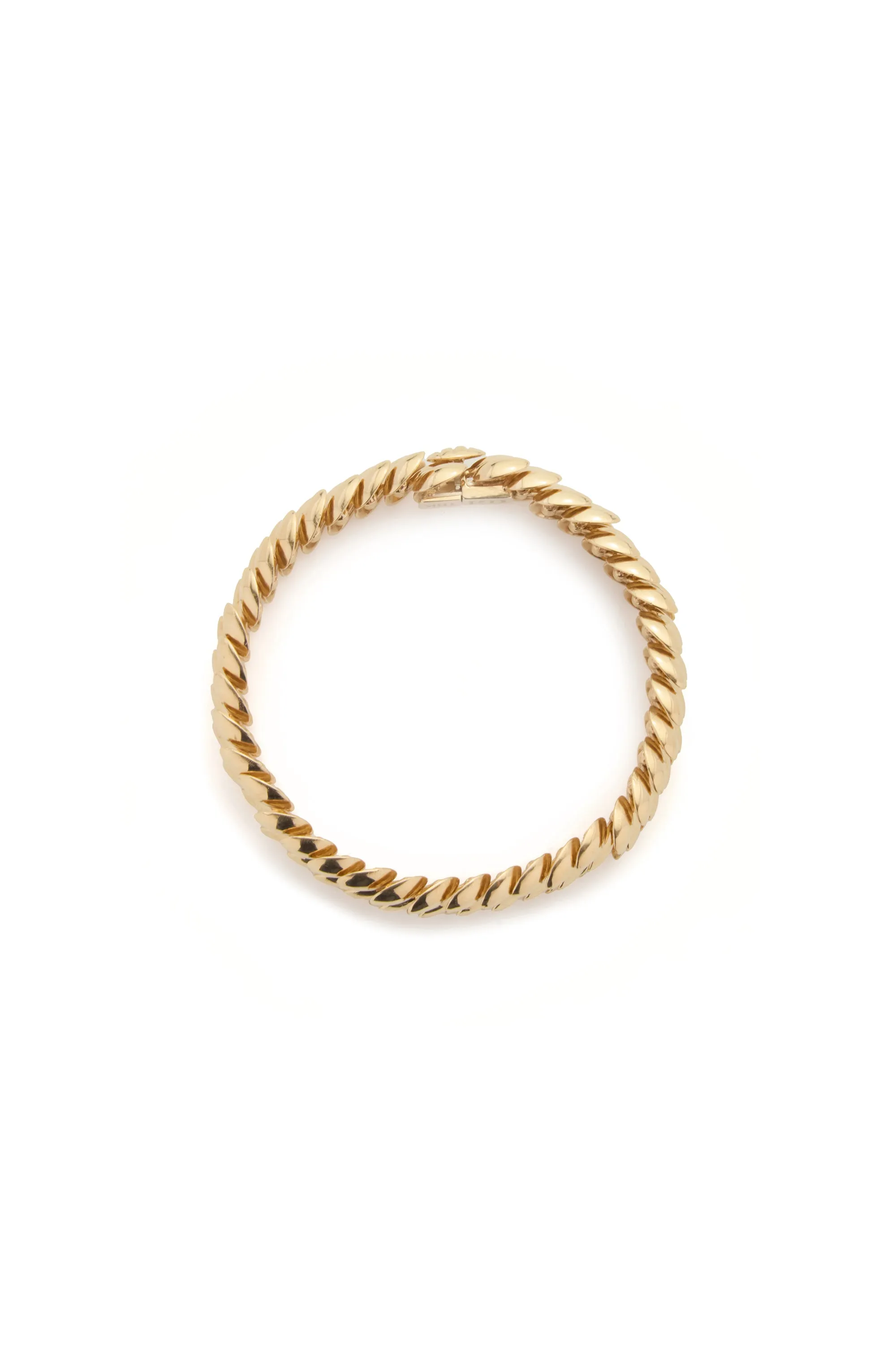 Braided Bracelet in 18K Yellow Gold sold by Gabriela Hearst product image thumbnail 3