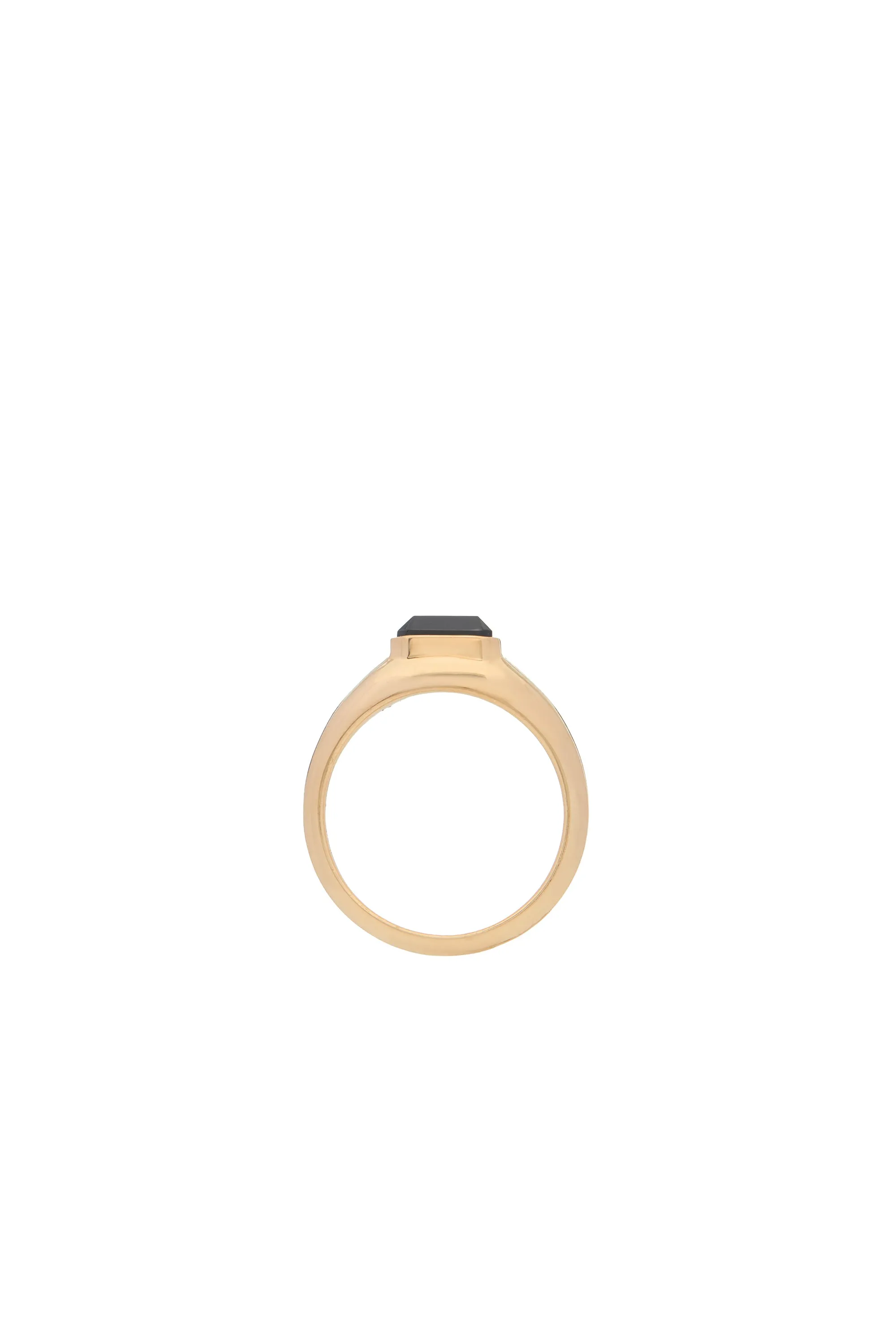Small Ring in 18K Yellow Gold & Onyx sold by Gabriela Hearst product image thumbnail 4