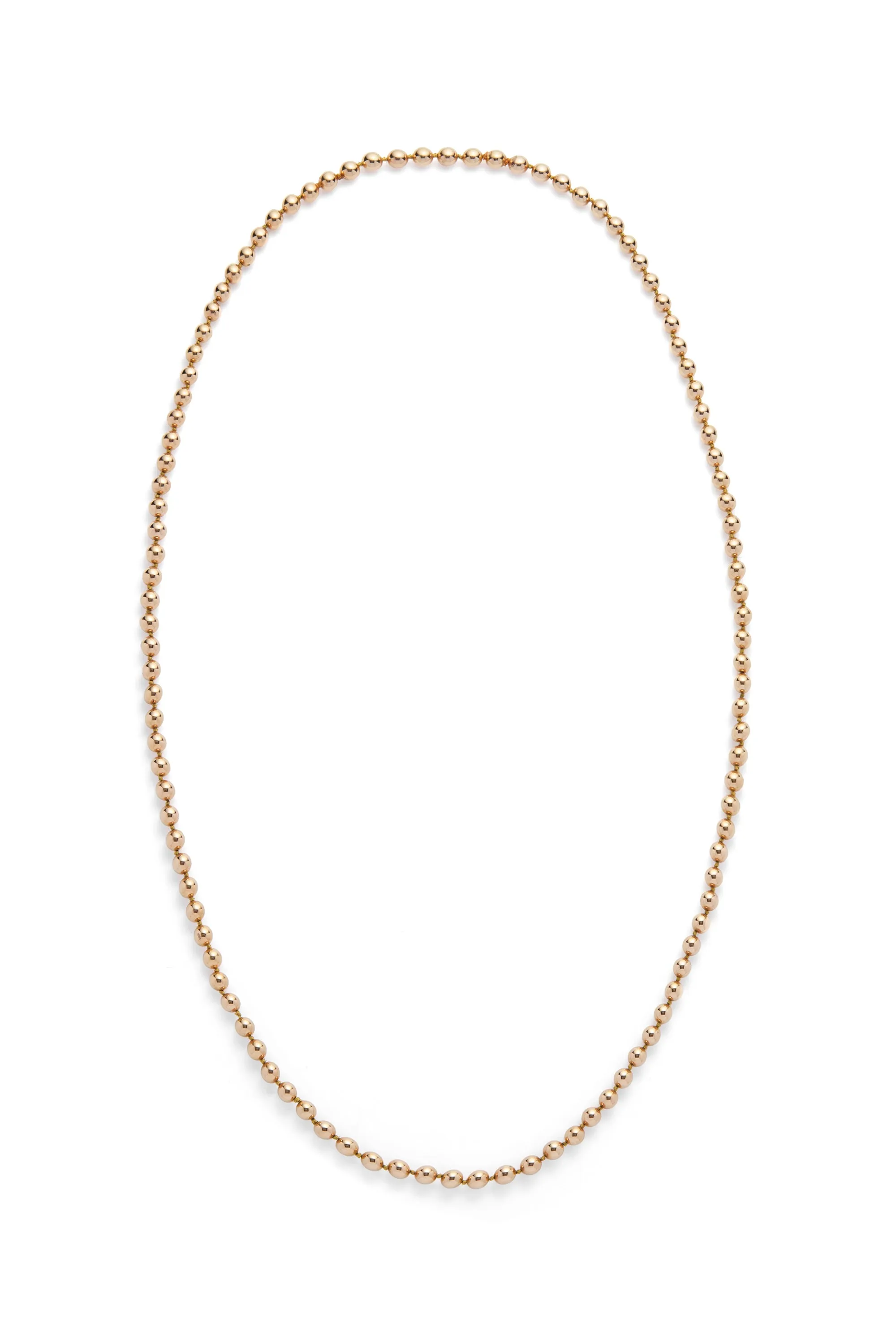Beaded Necklace in 18K Yellow Gold sold by Gabriela Hearst product image thumbnail 3