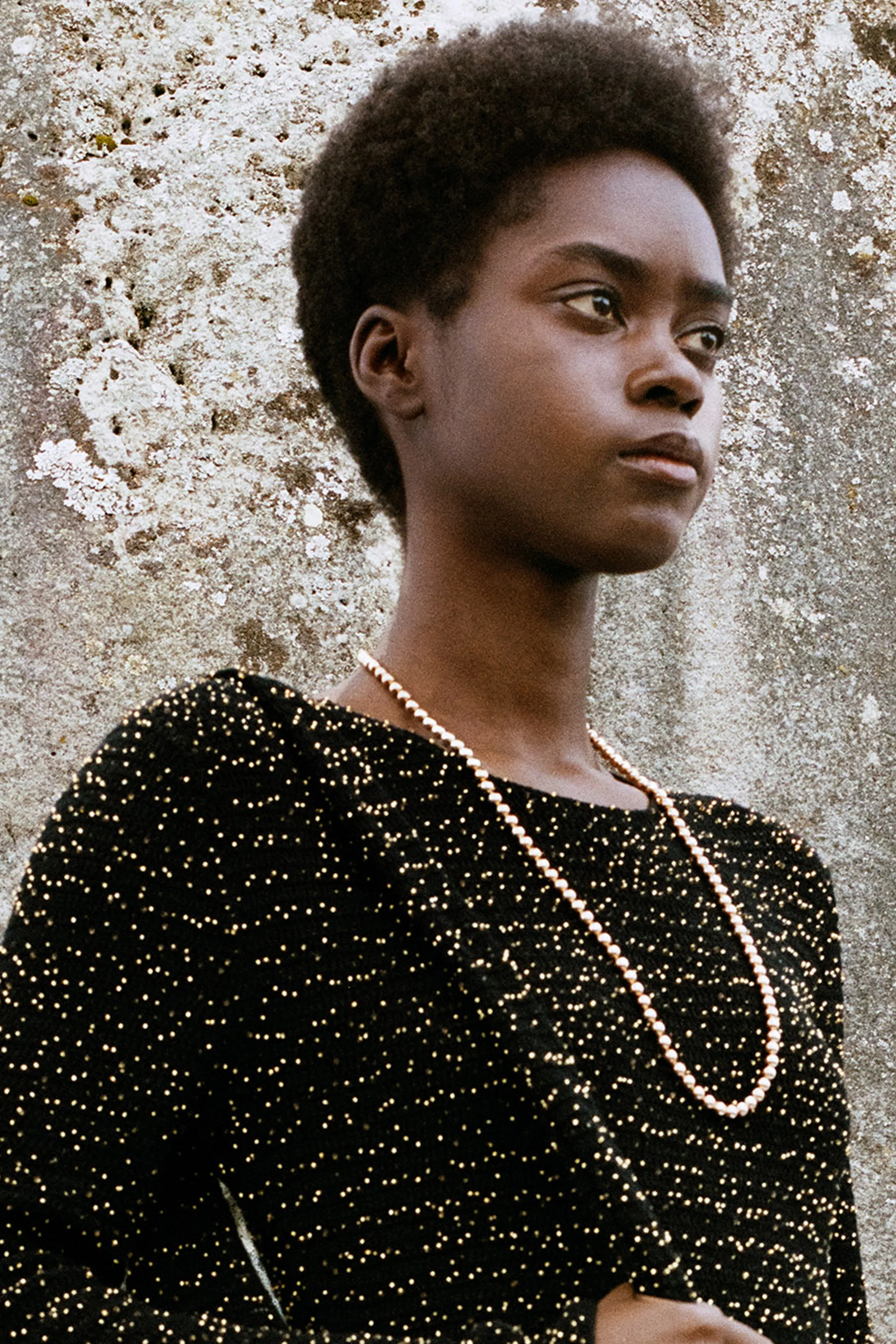 Beaded Necklace in 18K Yellow Gold sold by Gabriela Hearst product image thumbnail 2