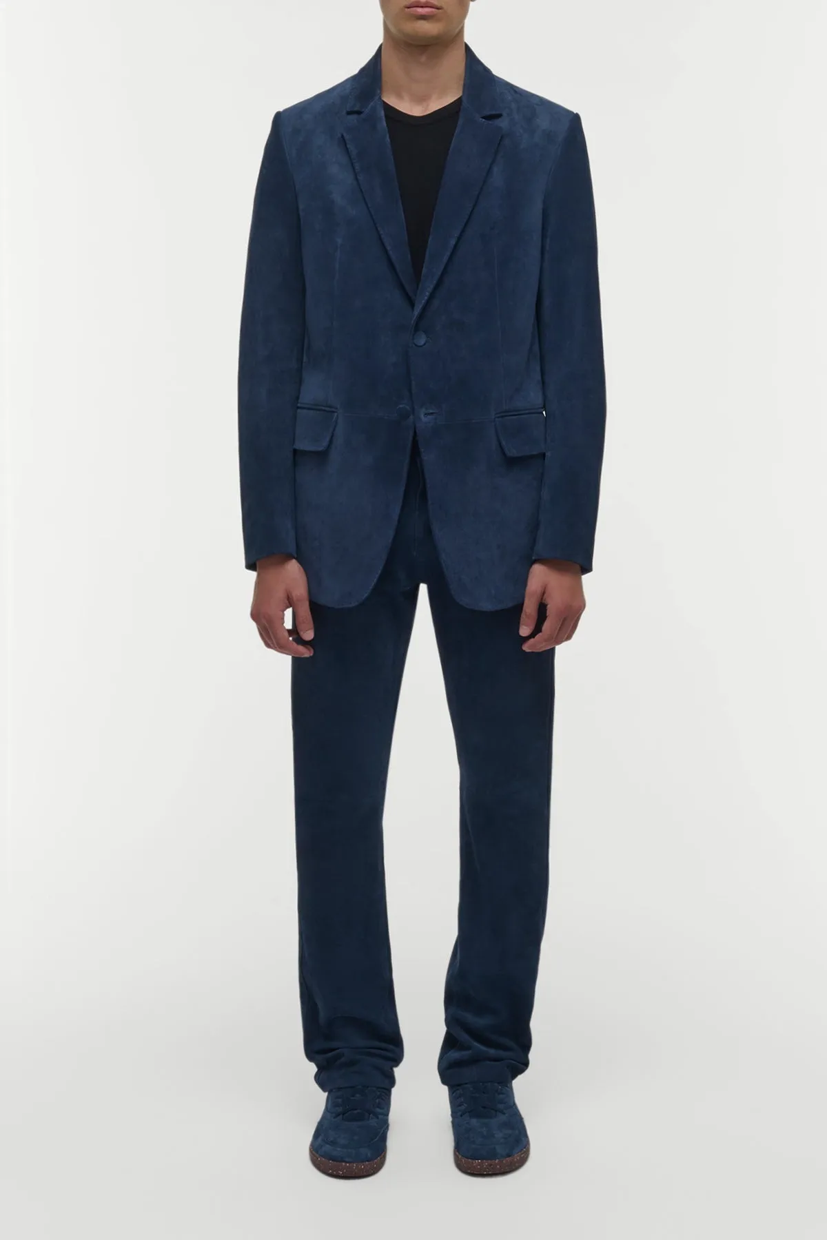 Irving Jacket in Electric Navy Suede Corduroy sold by Gabriela Hearst product image thumbnail 3