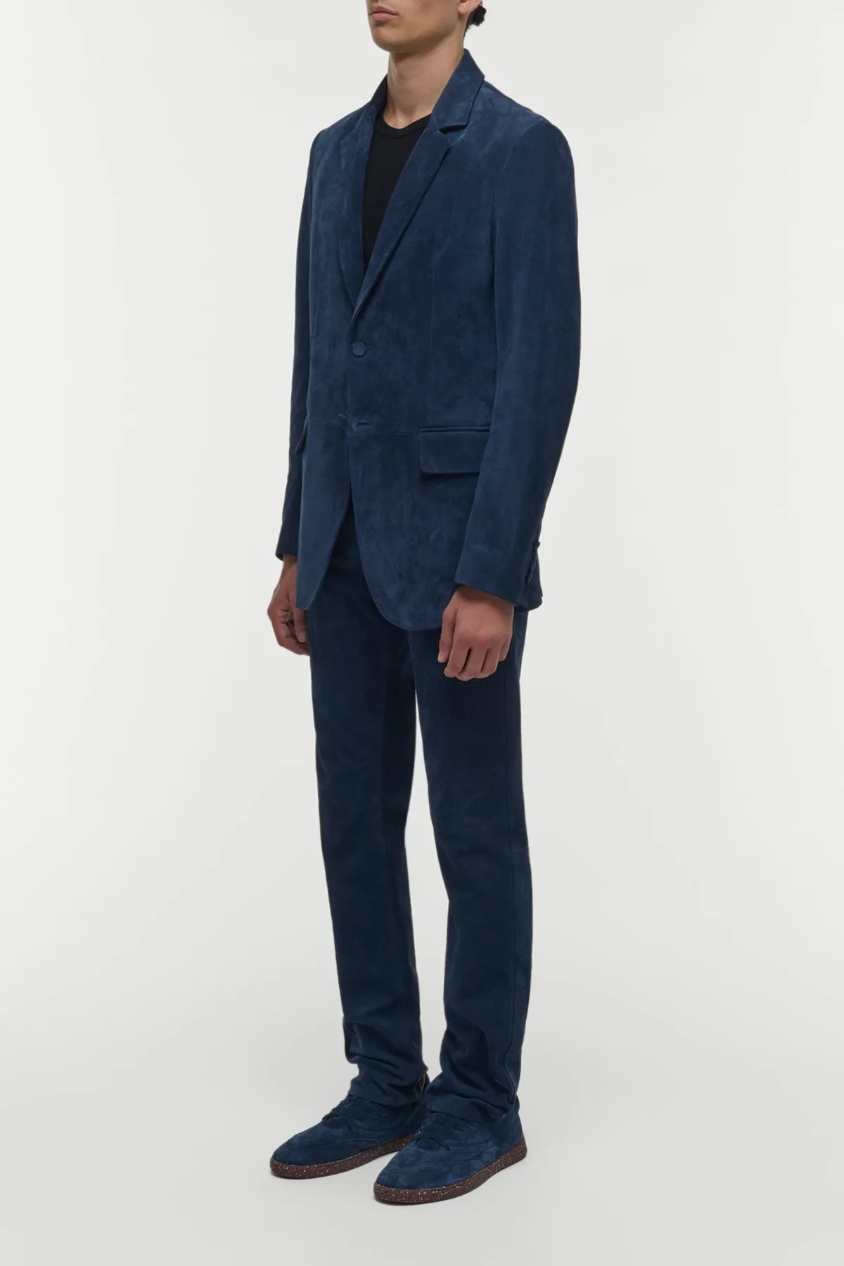 Irving Jacket in Electric Navy Suede Corduroy sold by Gabriela Hearst product image thumbnail 4