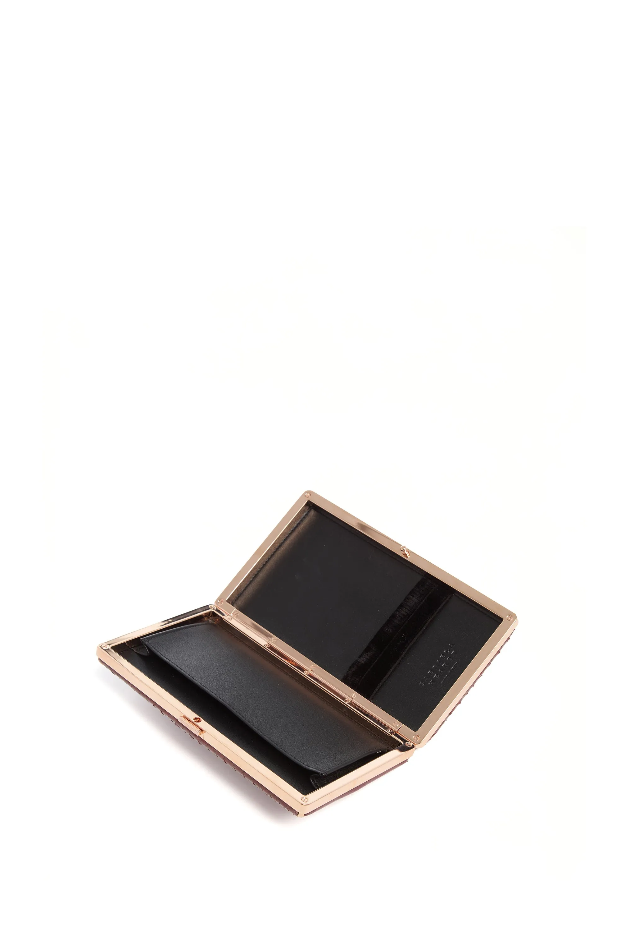 Callas Clutch in Chocolate Snakeskin & Nappa Leather sold by Gabriela Hearst product image thumbnail 3