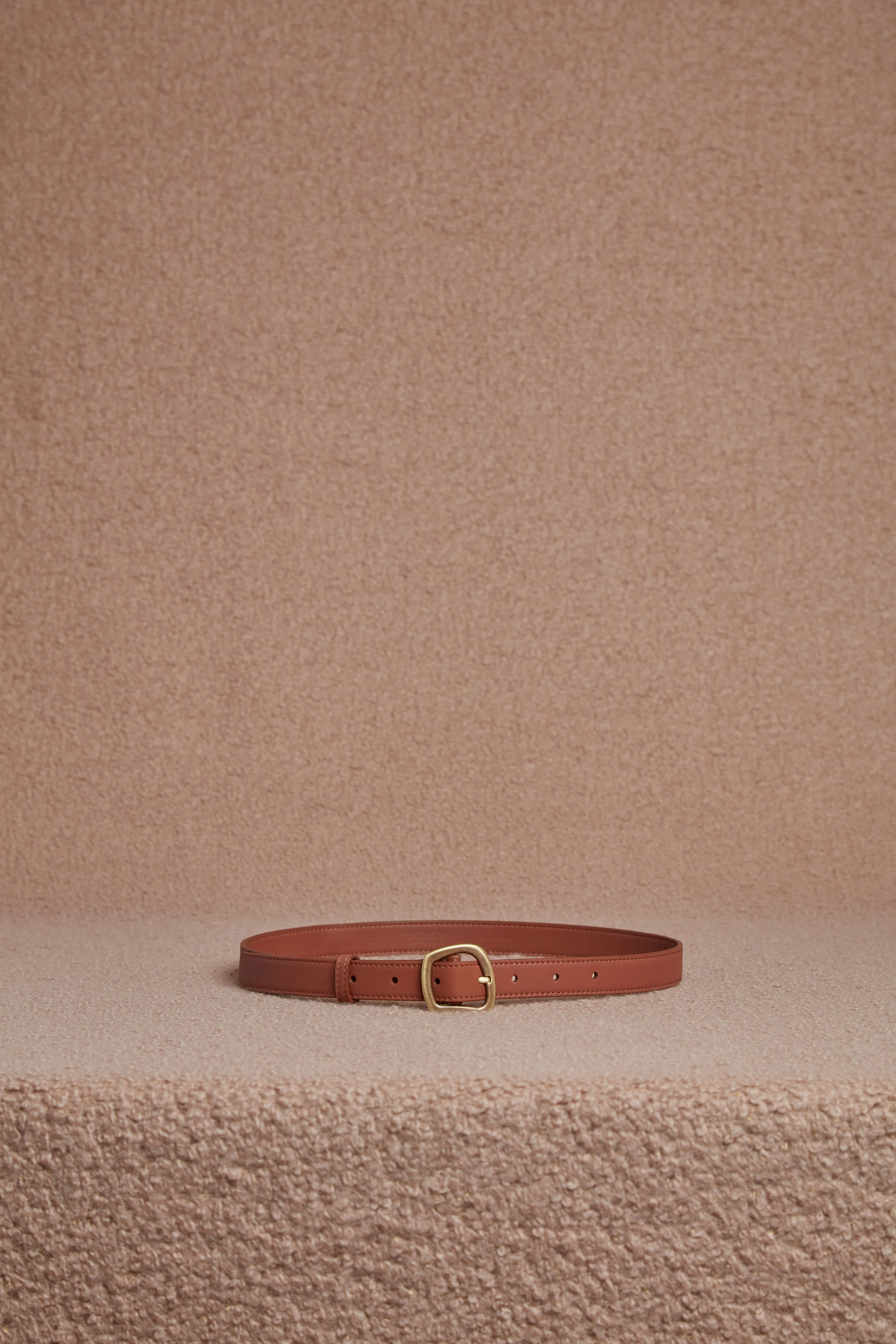Small Simone Belt in Cognac Leather sold by Gabriela Hearst product image thumbnail 4