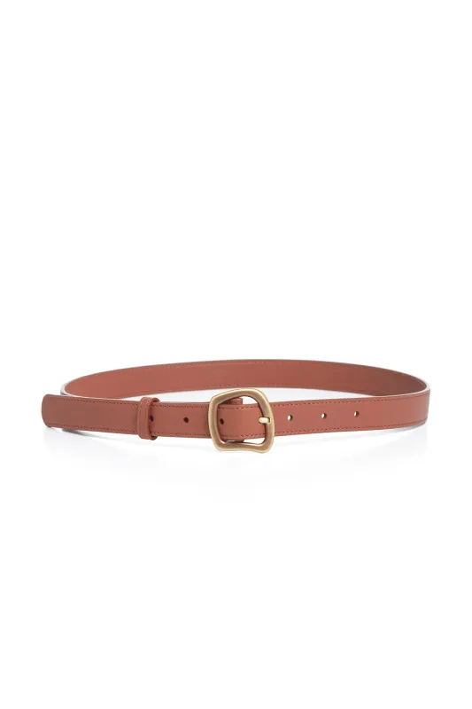 Small Simone Belt in Cognac Leather sold by Gabriela Hearst