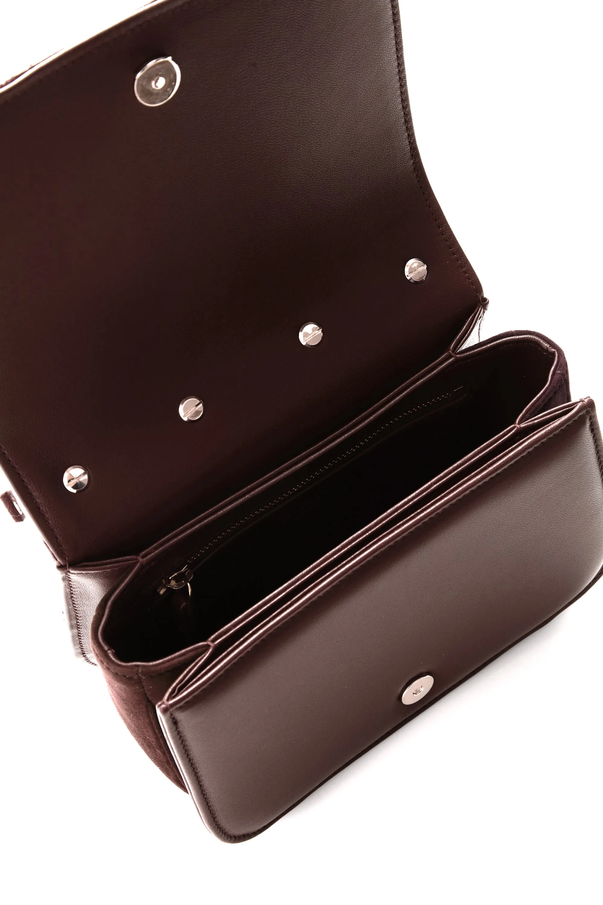 Small Dern Bag in Chocolate Snakeskin & Suede sold by Gabriela Hearst product image thumbnail 4