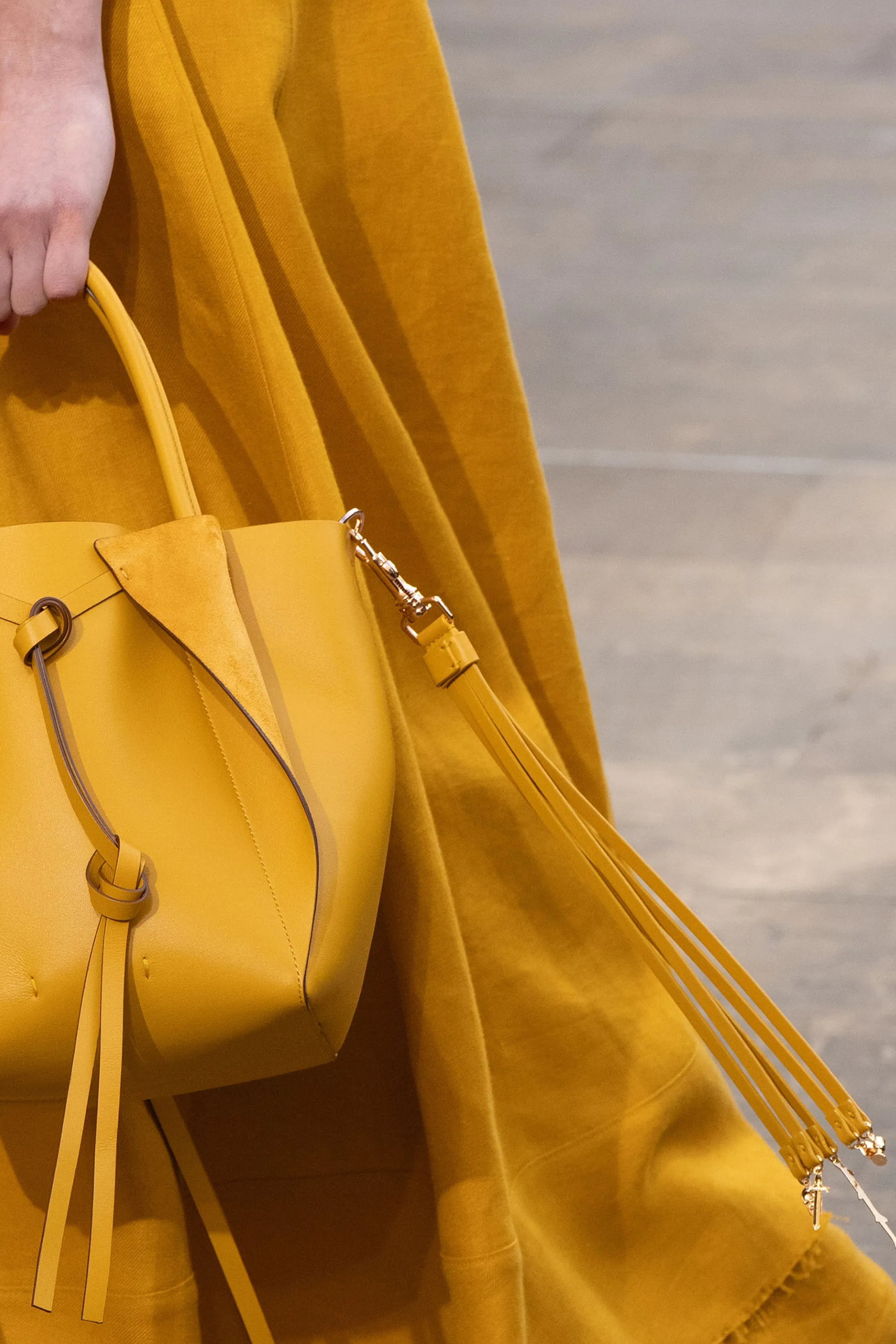 Leonora Charm in Golden Birch Nappa Leather sold by Gabriela Hearst product image thumbnail 2