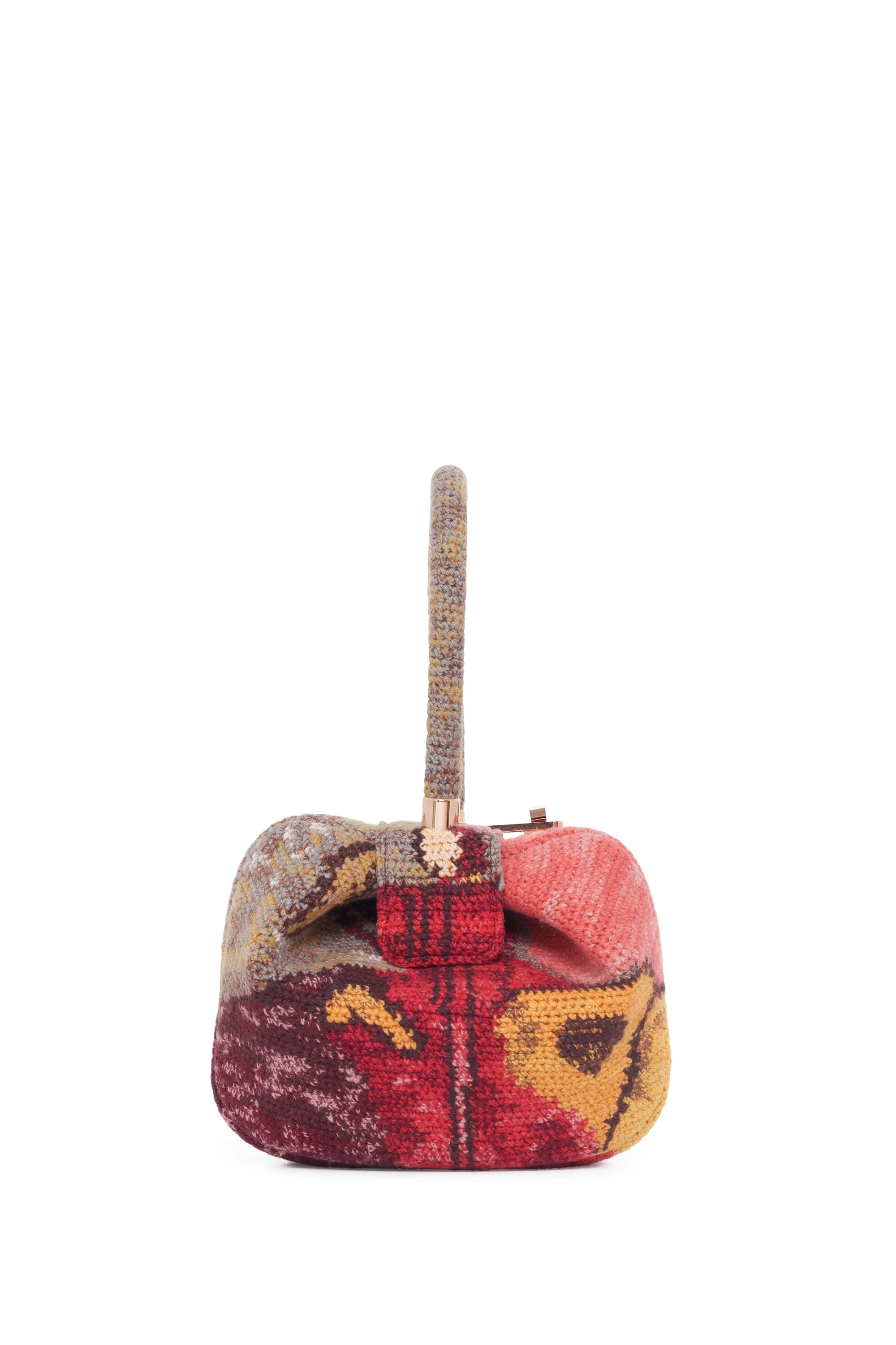 Demi Bag in Earth Multi Crochet Cashmere sold by Gabriela Hearst product image thumbnail 2