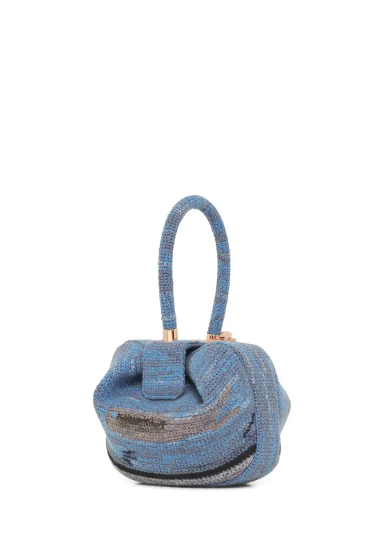 Demi Bag in Water Multi Crochet Cashmere sold by Gabriela Hearst