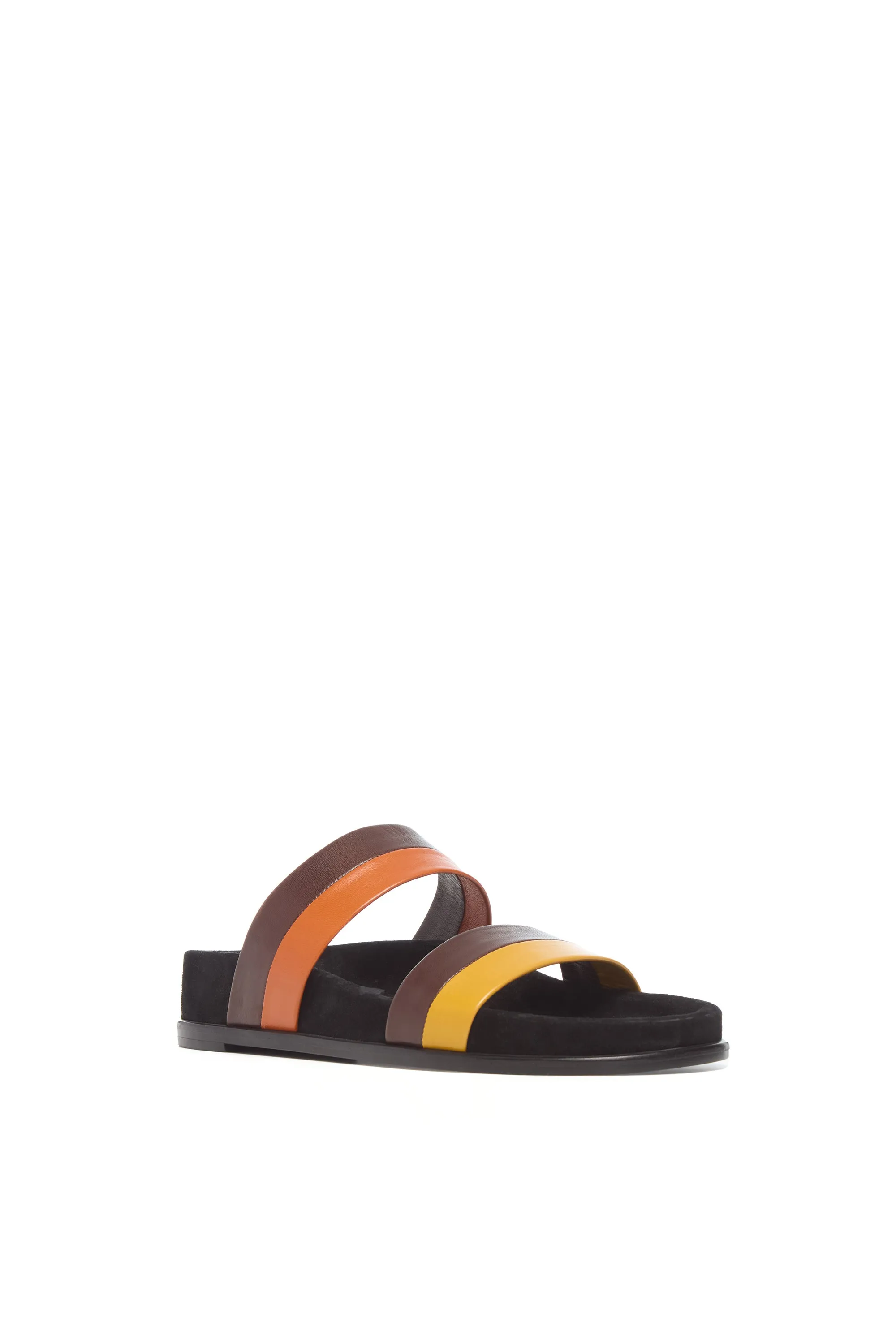 Low Striker Flat Sandal in Burnt Sienna Multi Leather sold by Gabriela Hearst product image thumbnail 3