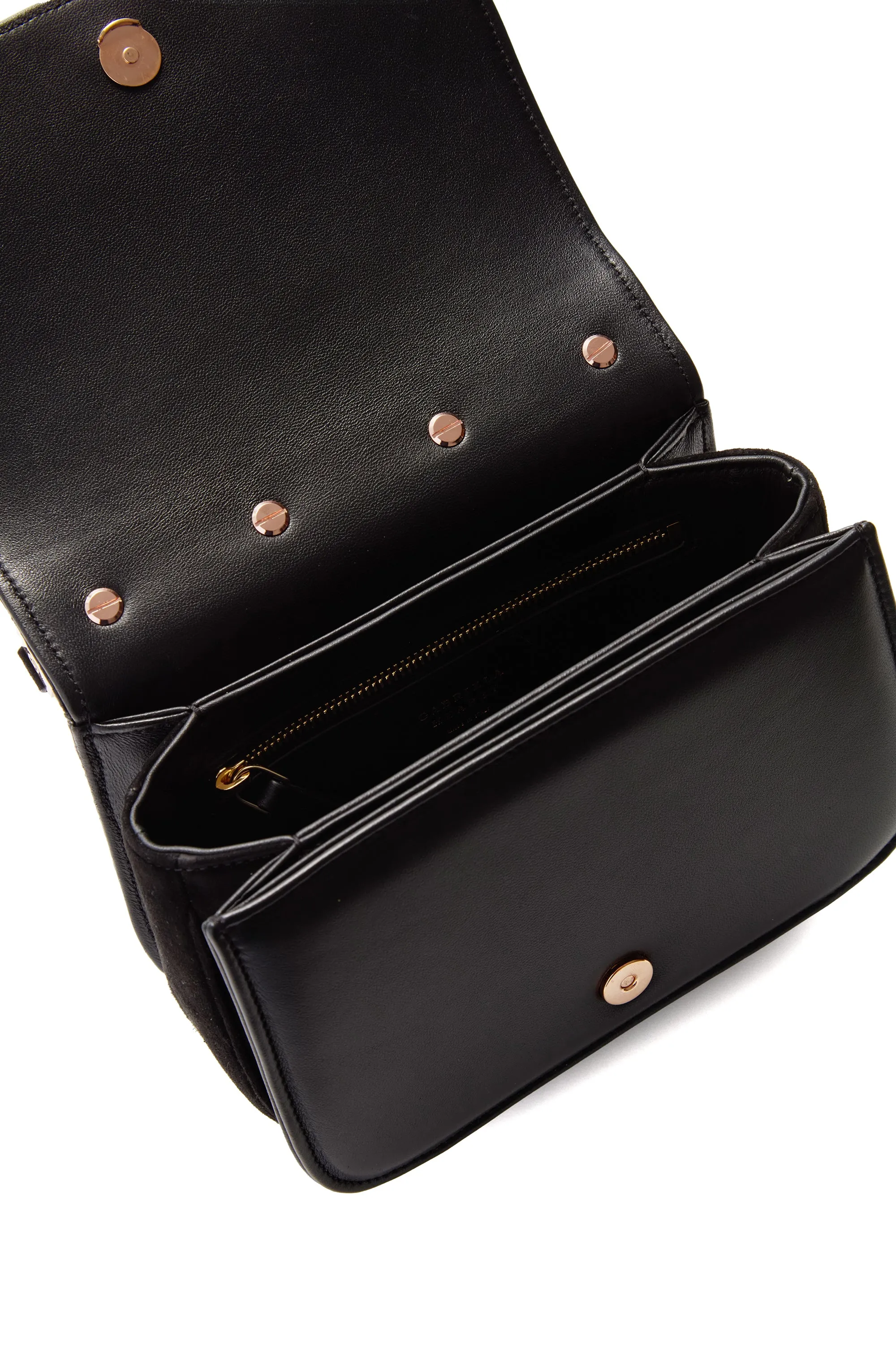 Small Dern Crossbody Bag in Black Snakeskin & Suede sold by Gabriela Hearst product image thumbnail 5