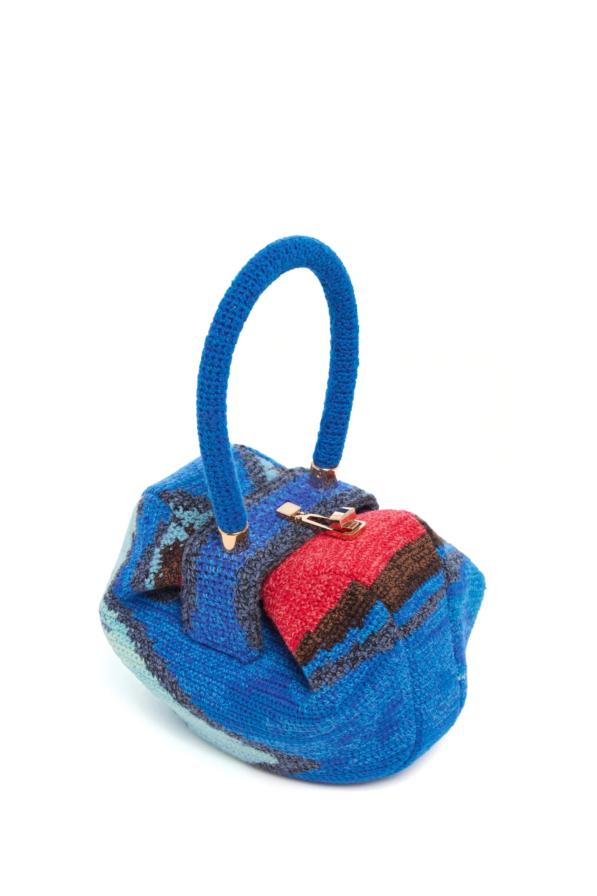 Nina Bag in Air Multi Crochet Cashmere sold by Gabriela Hearst product image thumbnail 3