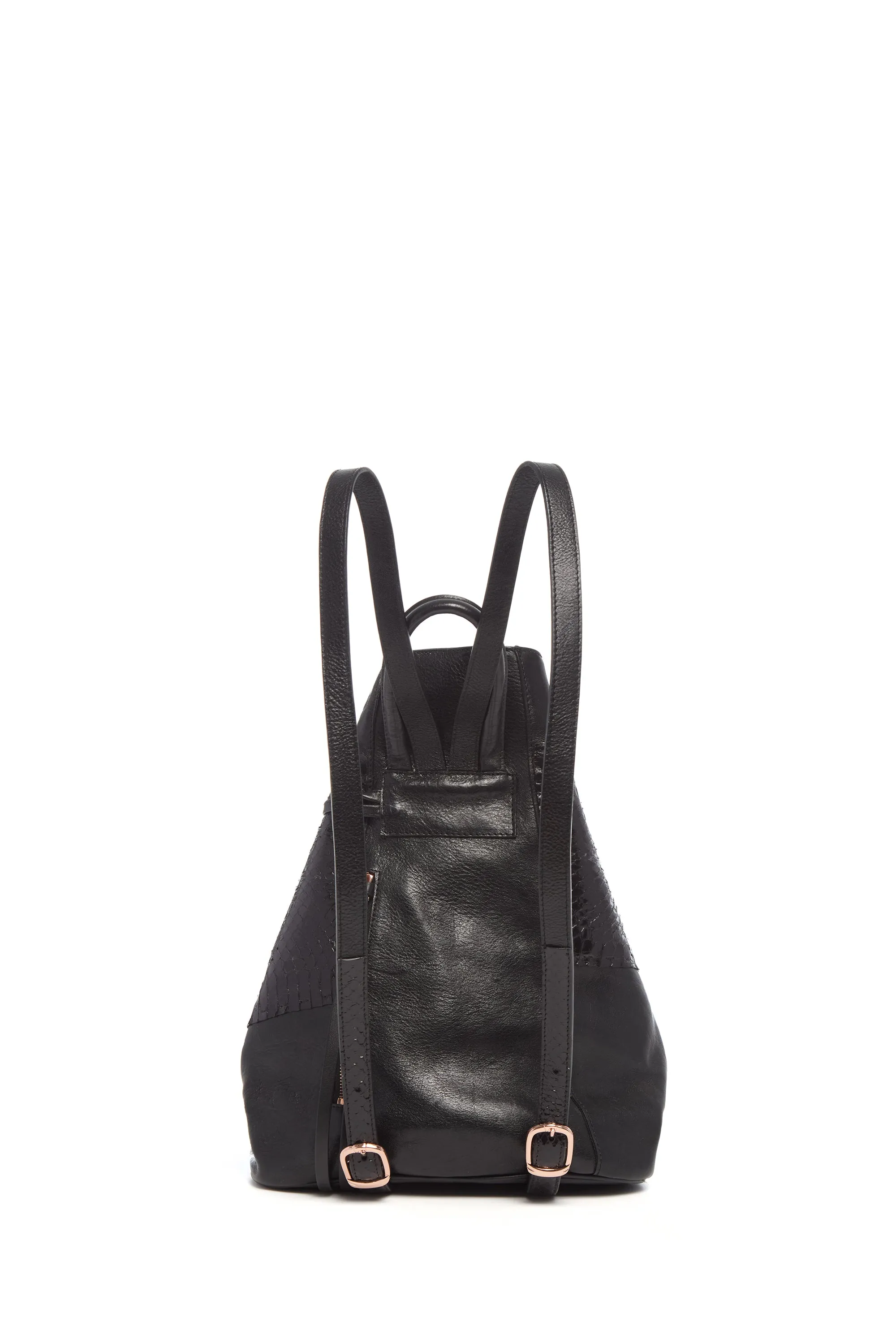 Vintage No.3 Backpack in Black Nappa Leather & Snakeskin sold by Gabriela Hearst product image thumbnail 4
