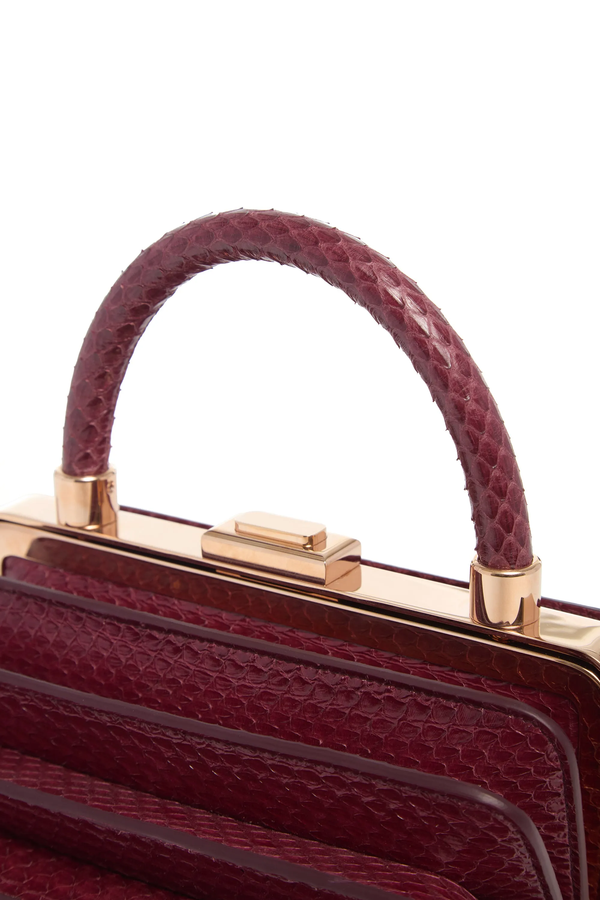 Diana Bag in Bordeaux Snakeskin sold by Gabriela Hearst product image thumbnail 4