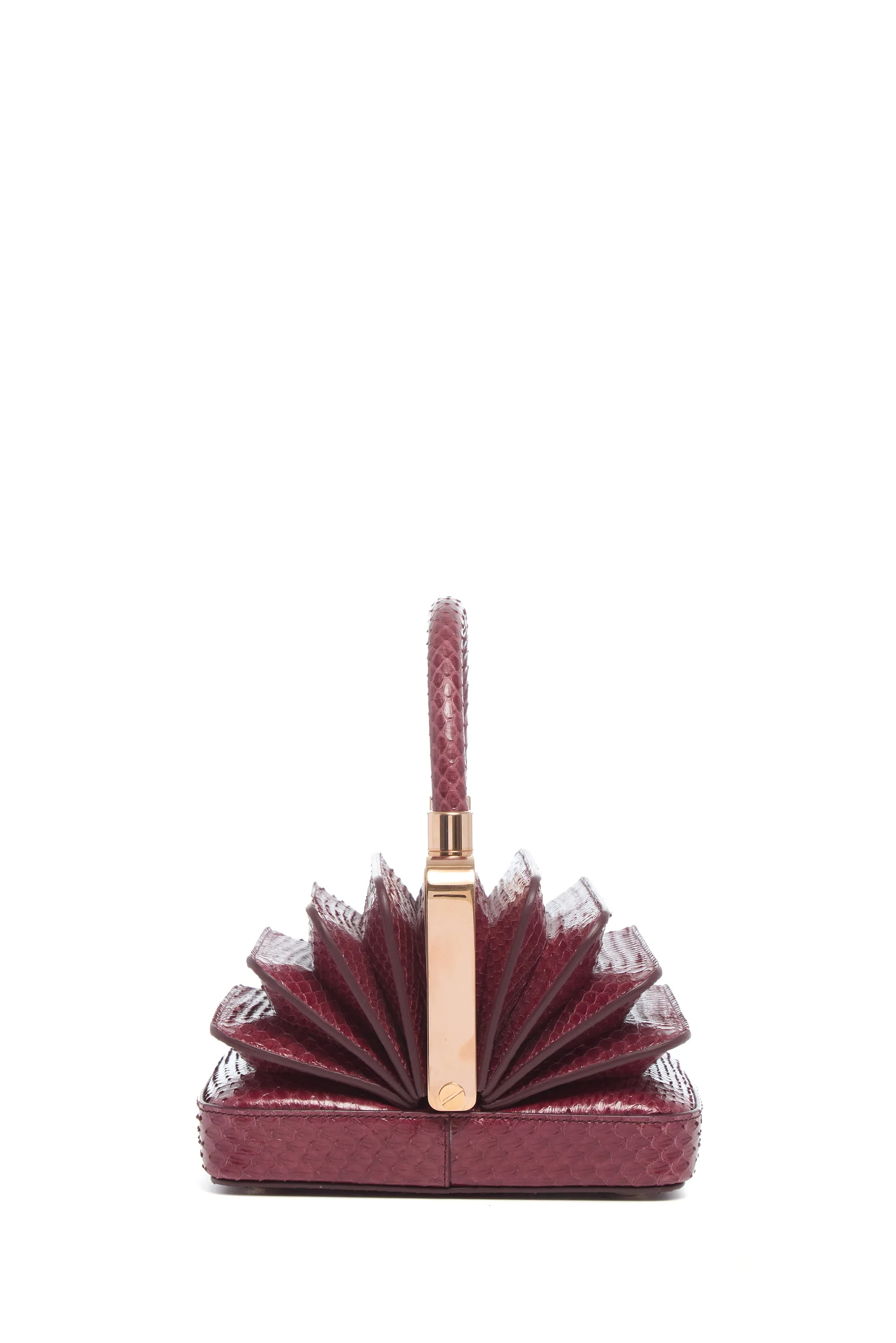 Diana Bag in Bordeaux Snakeskin sold by Gabriela Hearst product image thumbnail 3