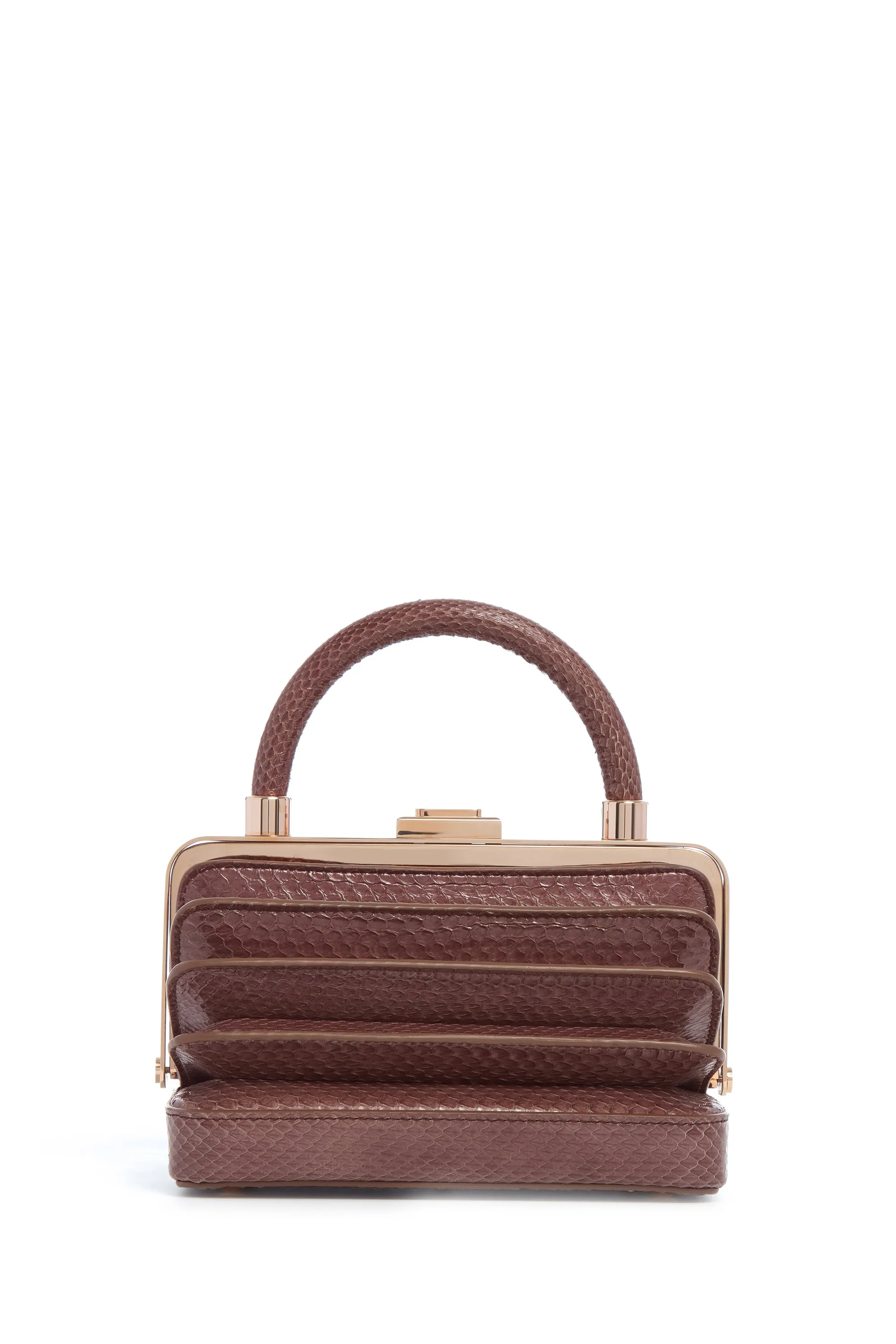 Diana Bag in Chocolate Snakeskin sold by Gabriela Hearst product image thumbnail 2