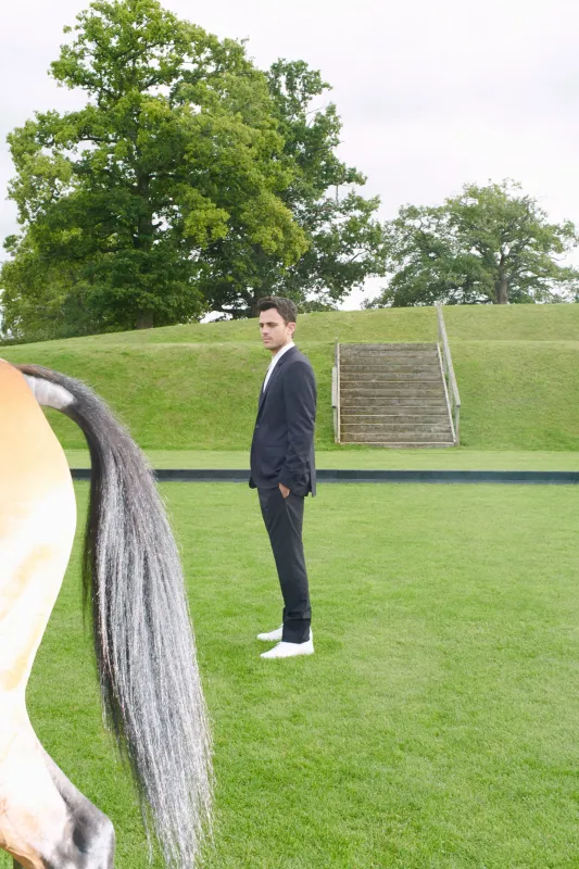 Mens Spring 21 Look 19 made by Gabriela Hearst