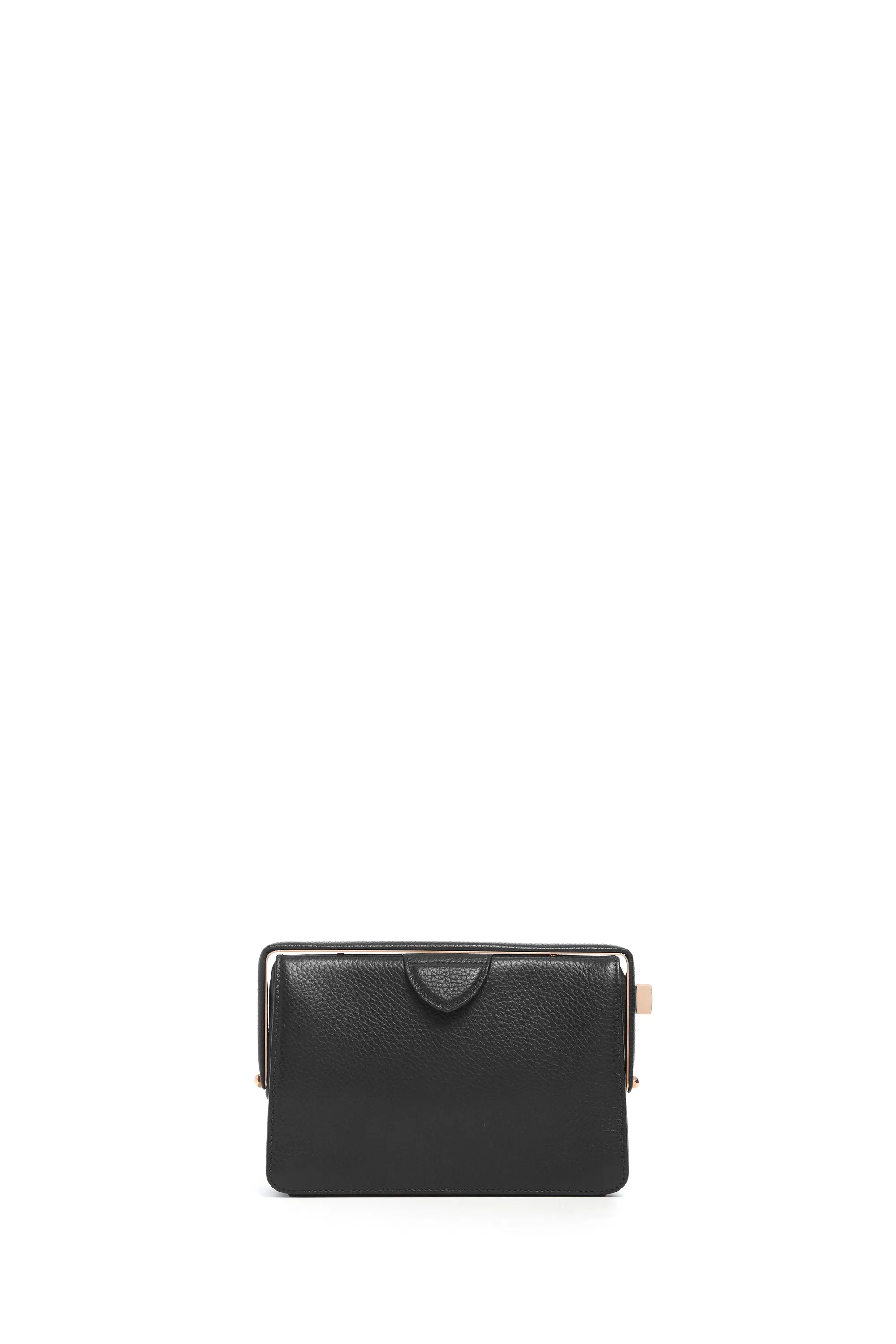 Carrington Clutch in Black Textured Leather sold by Gabriela Hearst