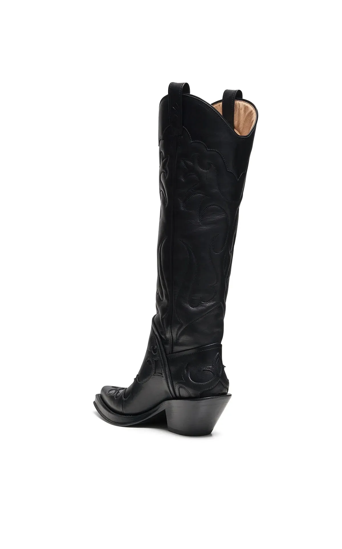 Capitana Cowboy Boot in Black Leather sold by Gabriela Hearst product image thumbnail 4