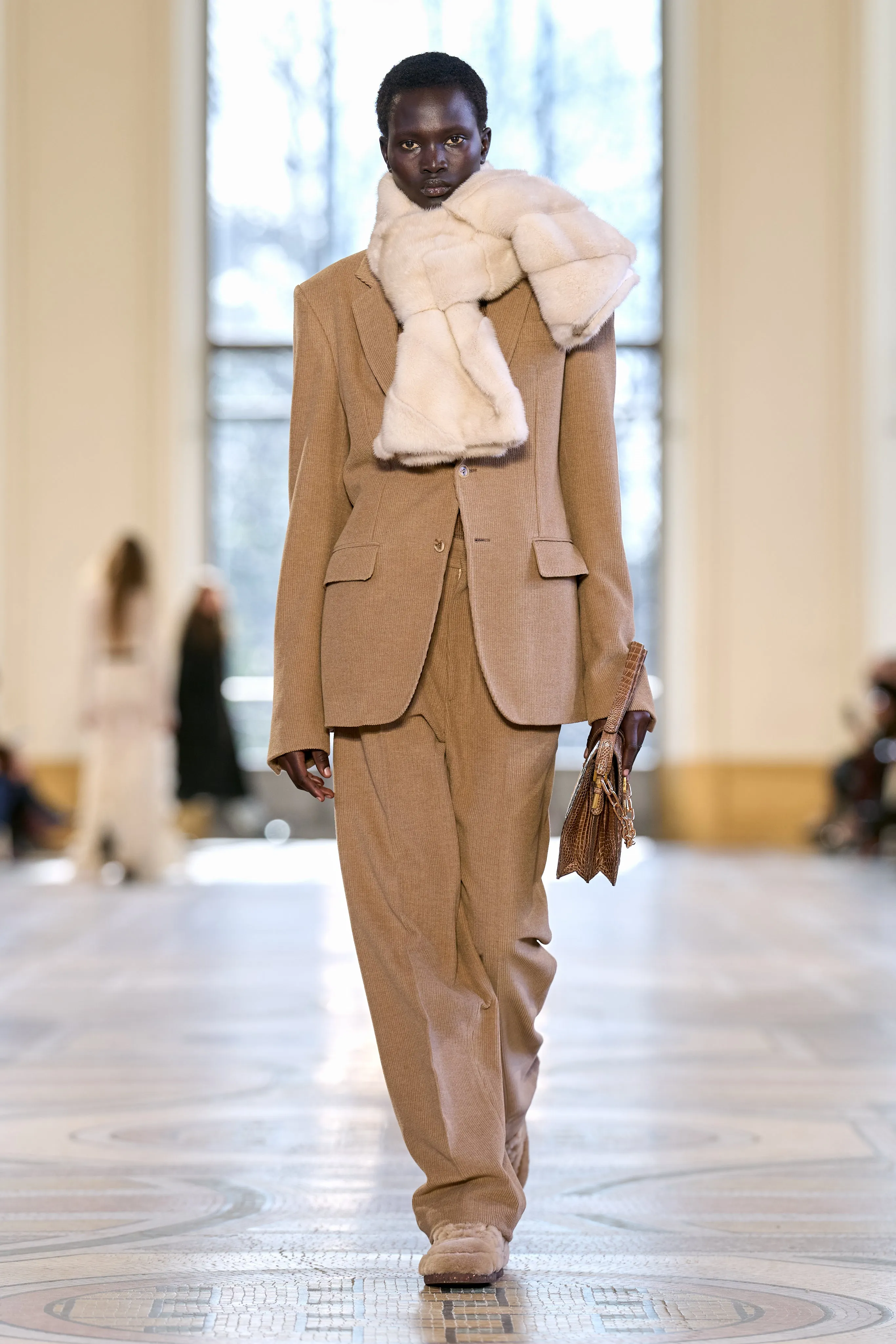 Leiva Blazer in Camel Cashmere Corduroy sold by Gabriela Hearst product image thumbnail 2