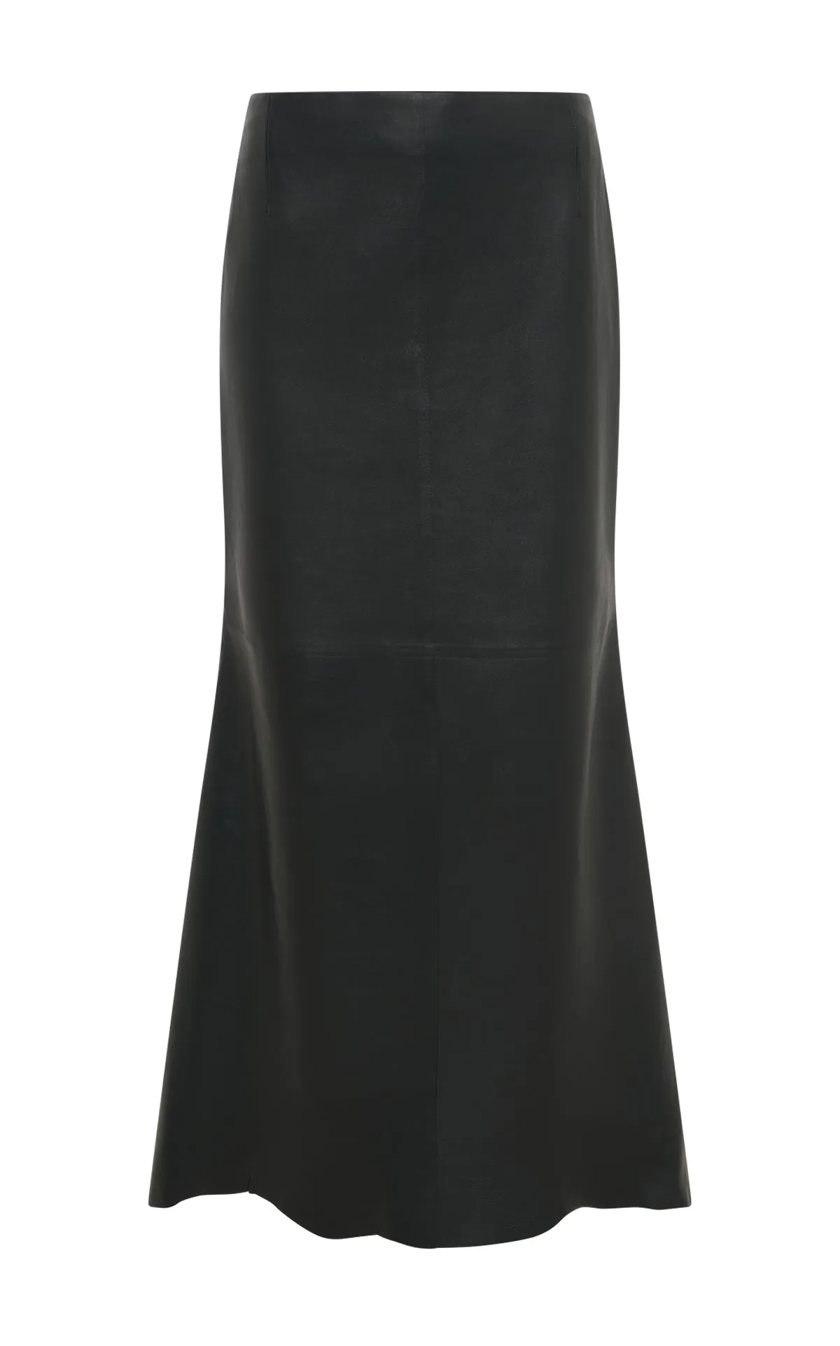 Edwardo Skirt in Black Nappa Leather sold by Gabriela Hearst