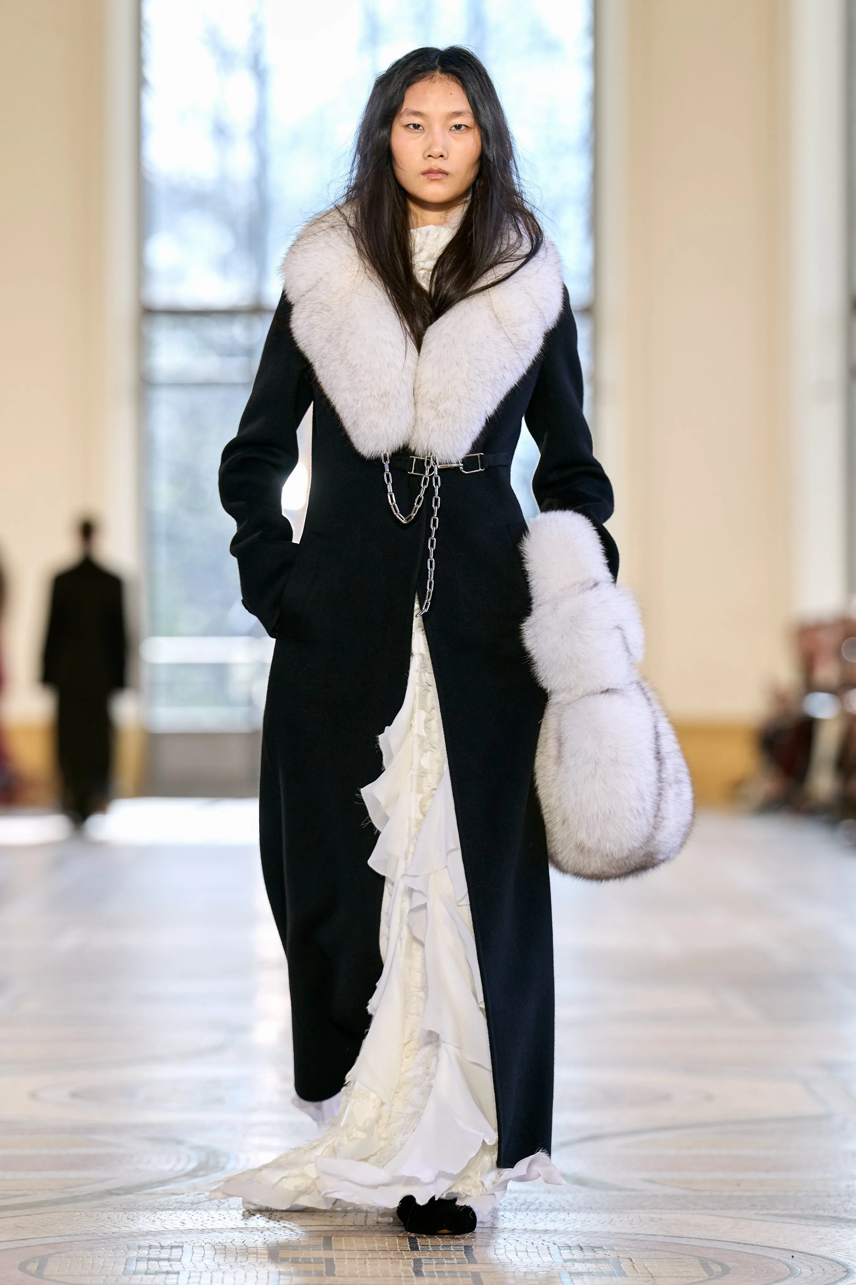 Demeter Collar in White Fur sold by Gabriela Hearst product image thumbnail 2