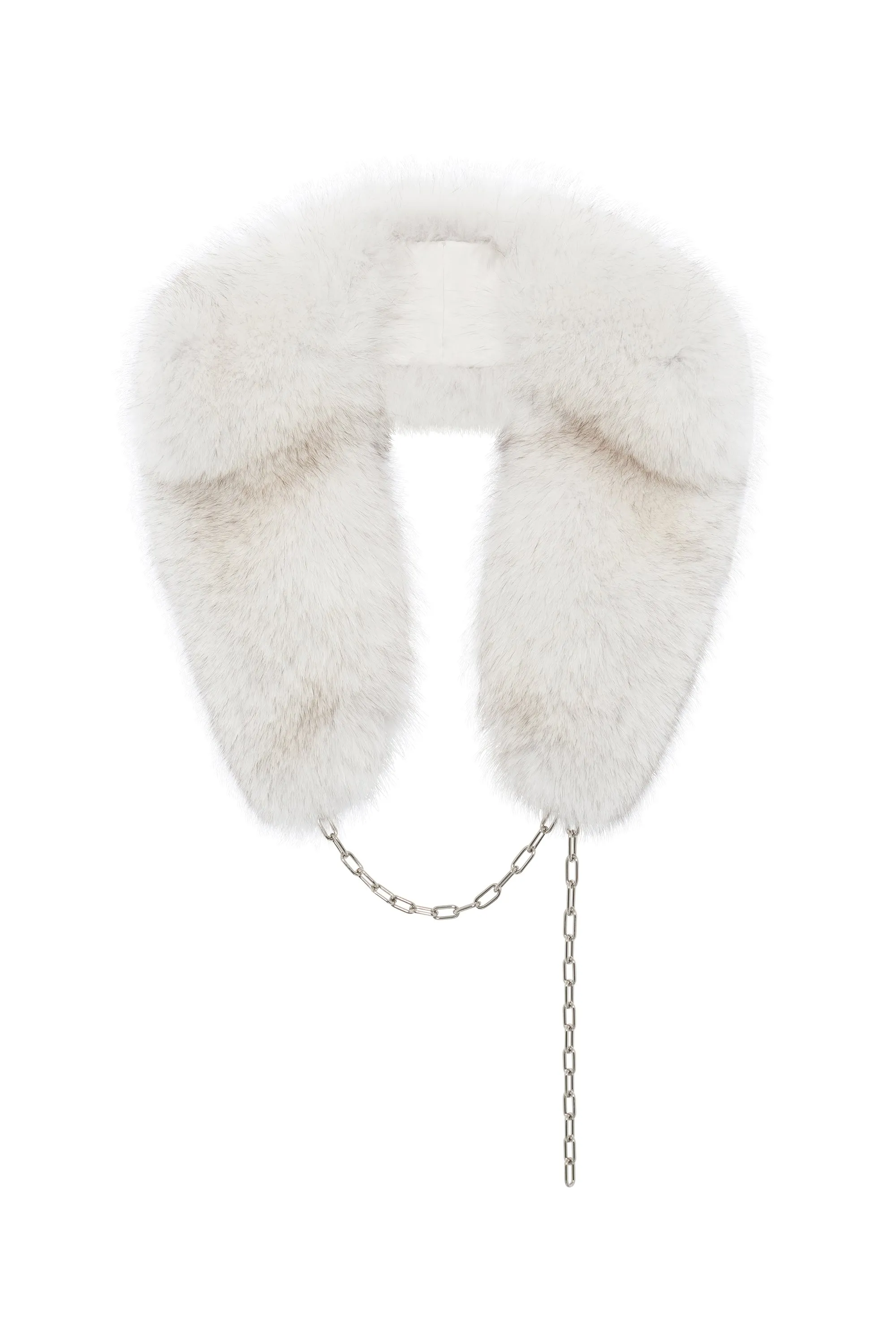 Demeter Collar in White Fur sold by Gabriela Hearst