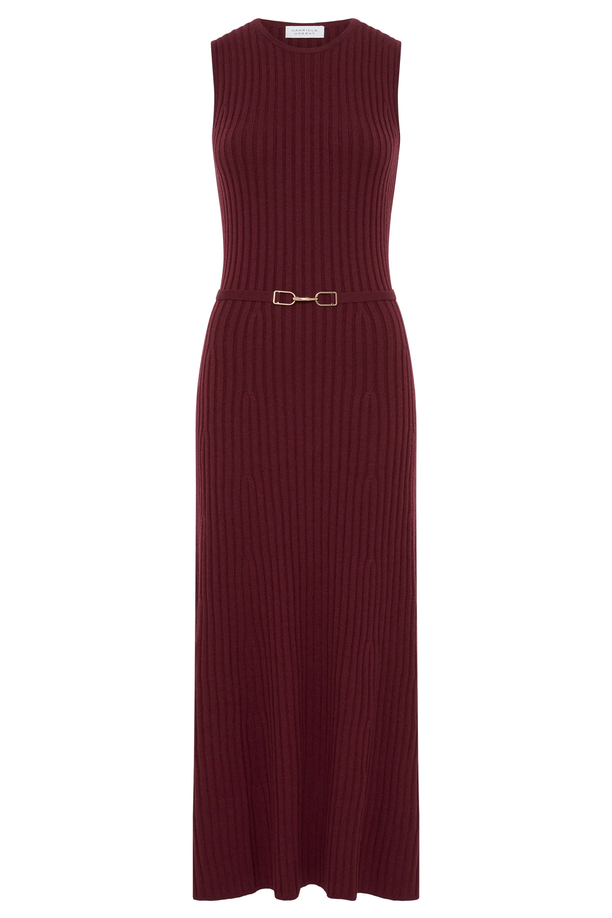 Meier Dress in Bordeaux sold by Gabriela Hearst