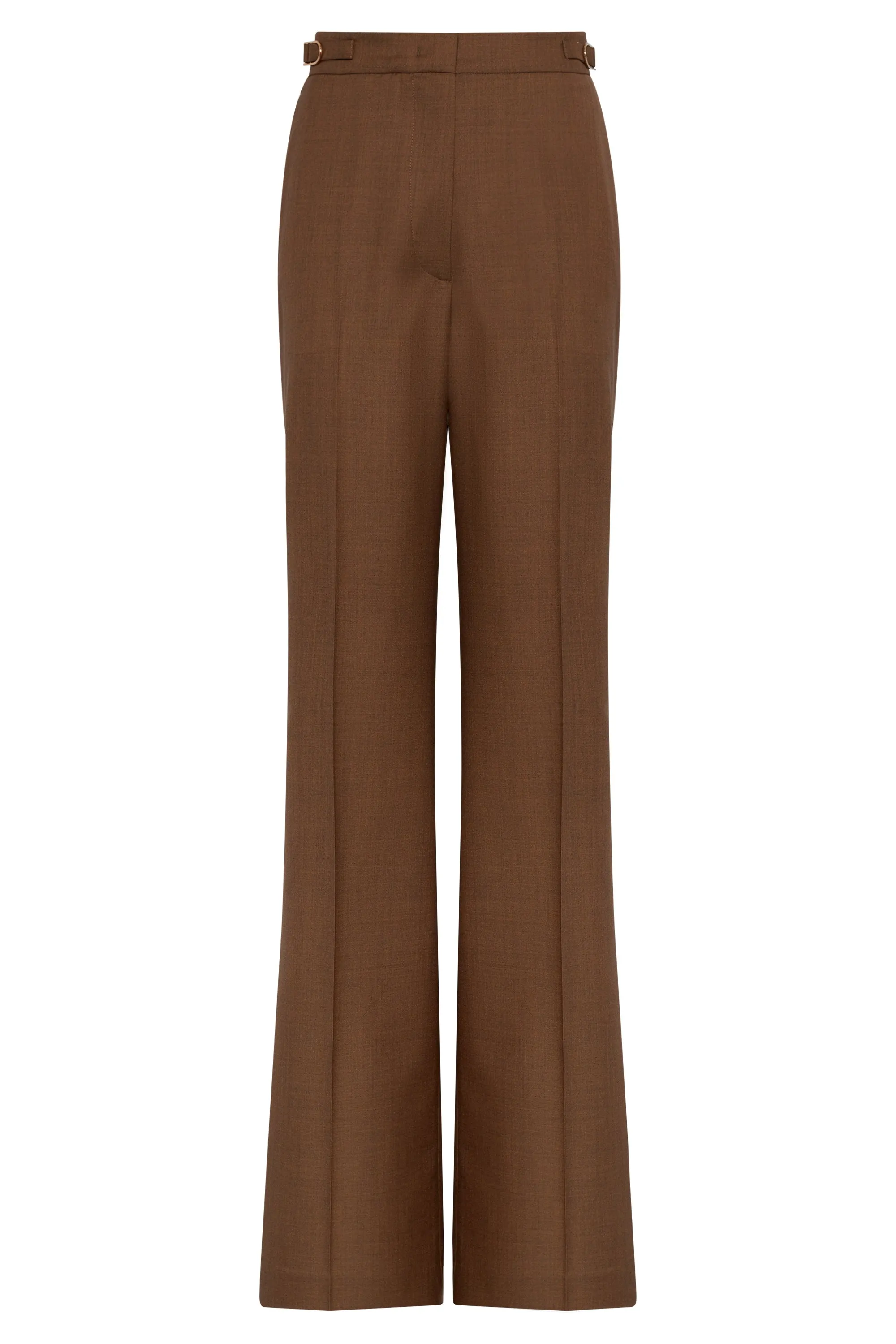 Vesta Pant in Chestnut sold by Gabriela Hearst
