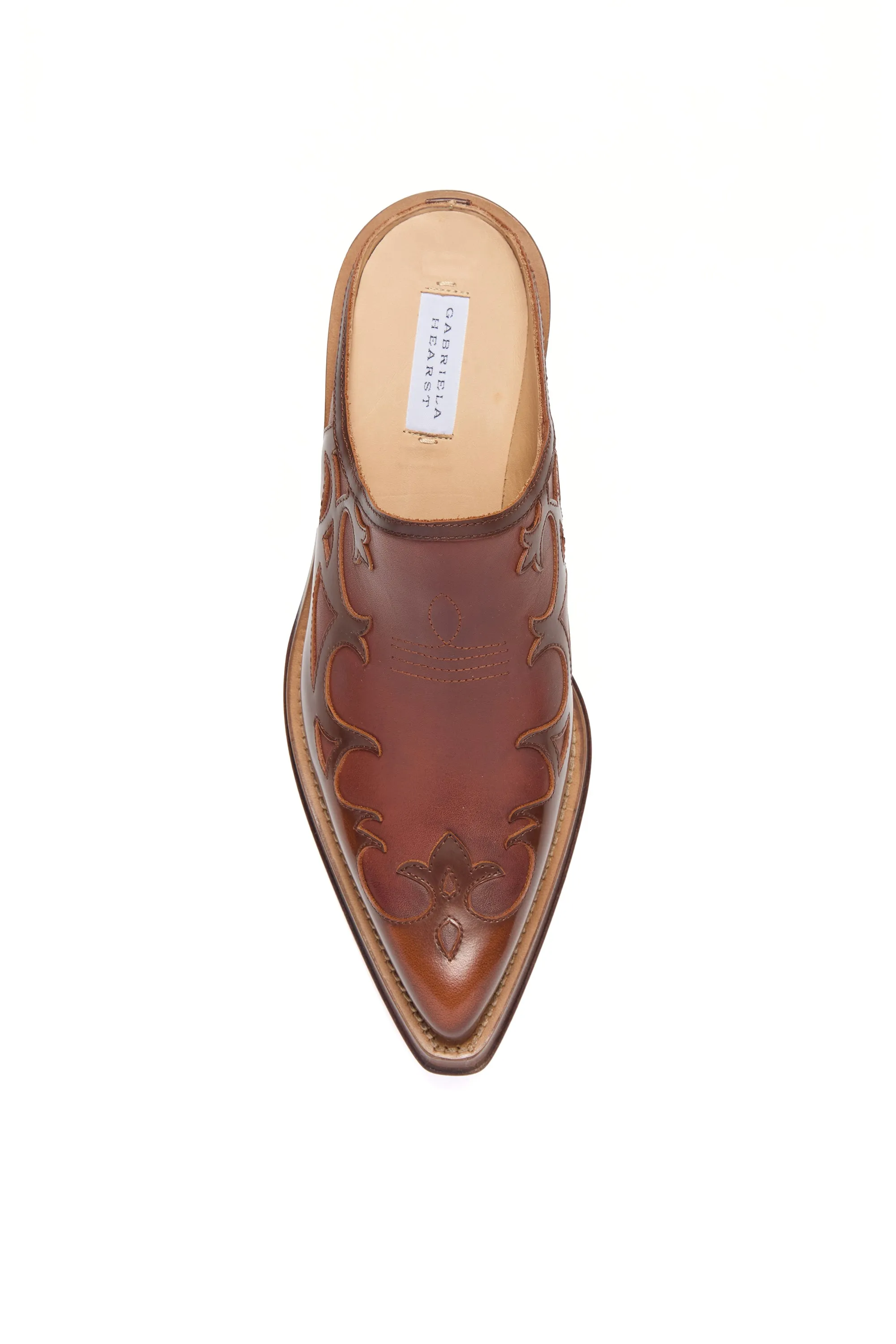 Temperance Cowboy Mule in Cognac Leather sold by Gabriela Hearst product image thumbnail 4