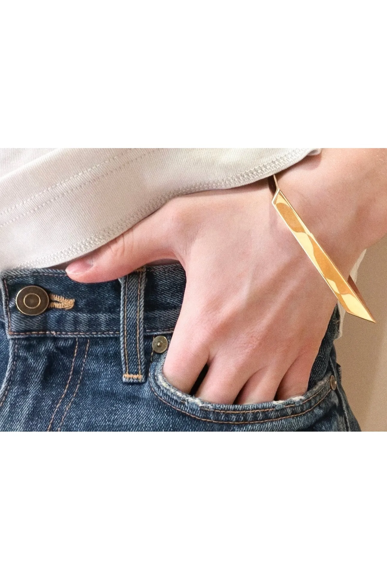Declan Bracelet in 18K Yellow Gold sold by Gabriela Hearst product image thumbnail 4