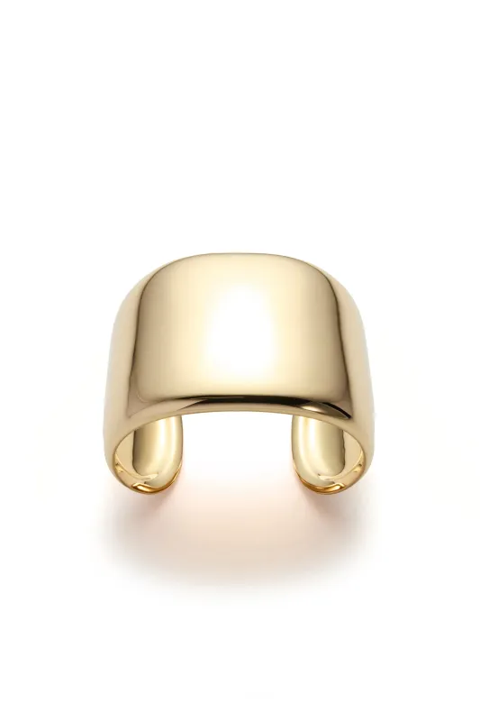 Cuff in 18K Yellow Gold made by Gabriela Hearst
