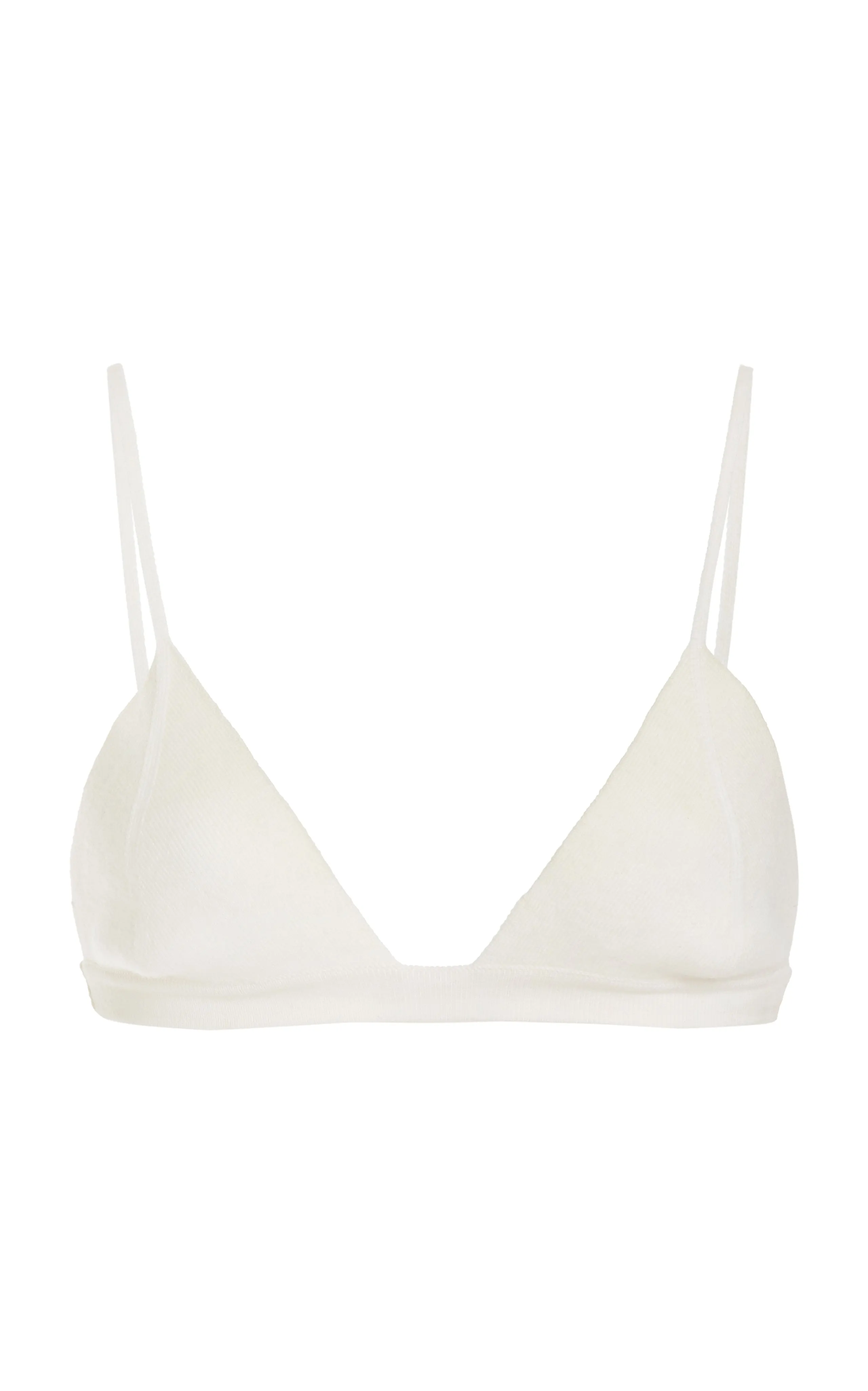 Chevier Bra in Ivory sold by Gabriela Hearst