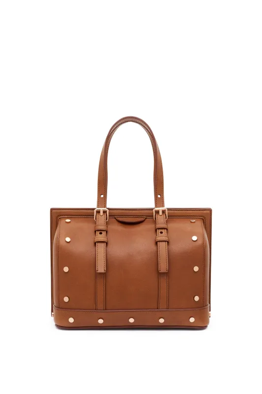Doctor G Bag in Cognac Leather made by Gabriela Hearst