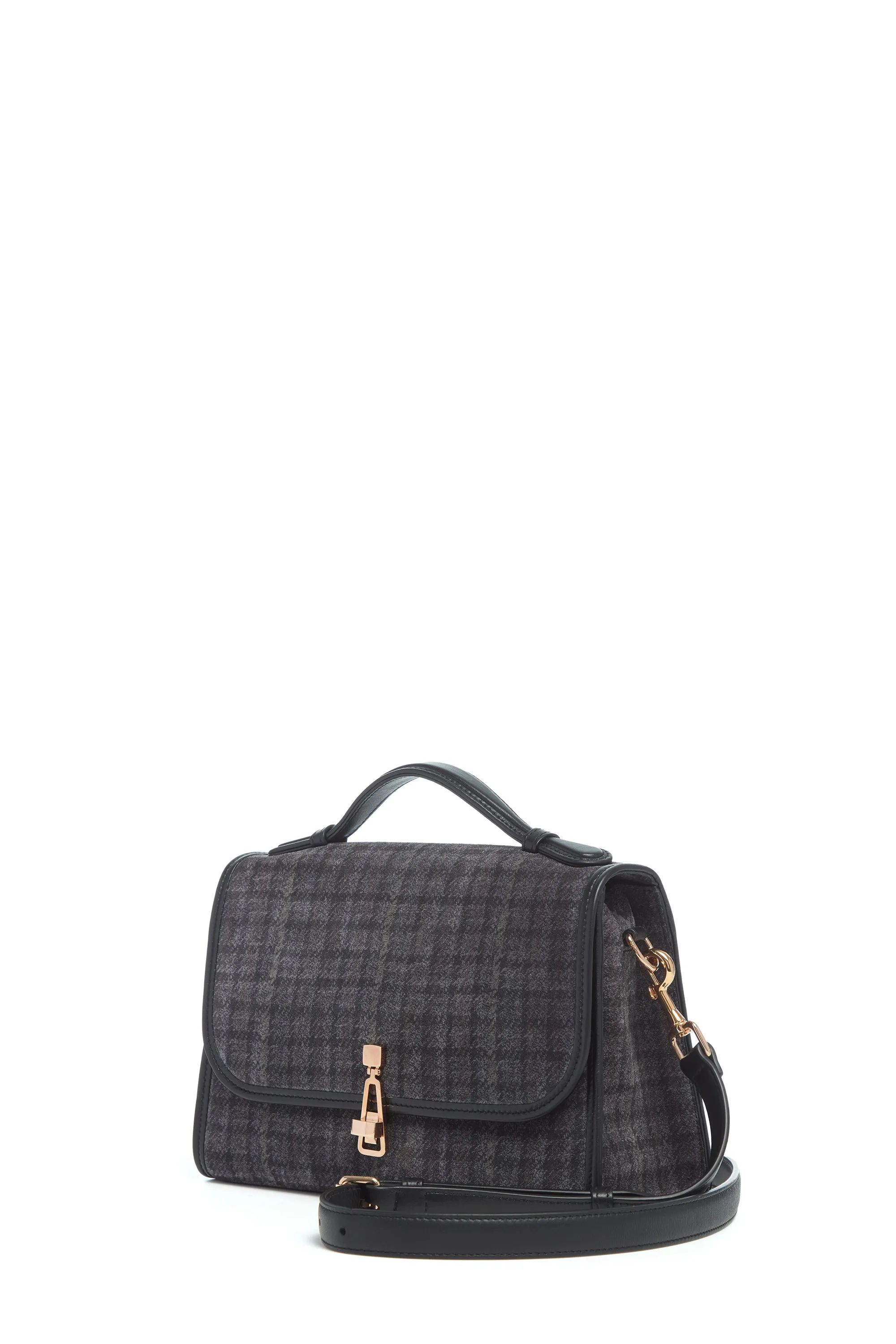Medium Leonora Bag In Charcoal Multi Leather Houndstooth sold by Gabriela Hearst product image thumbnail 4