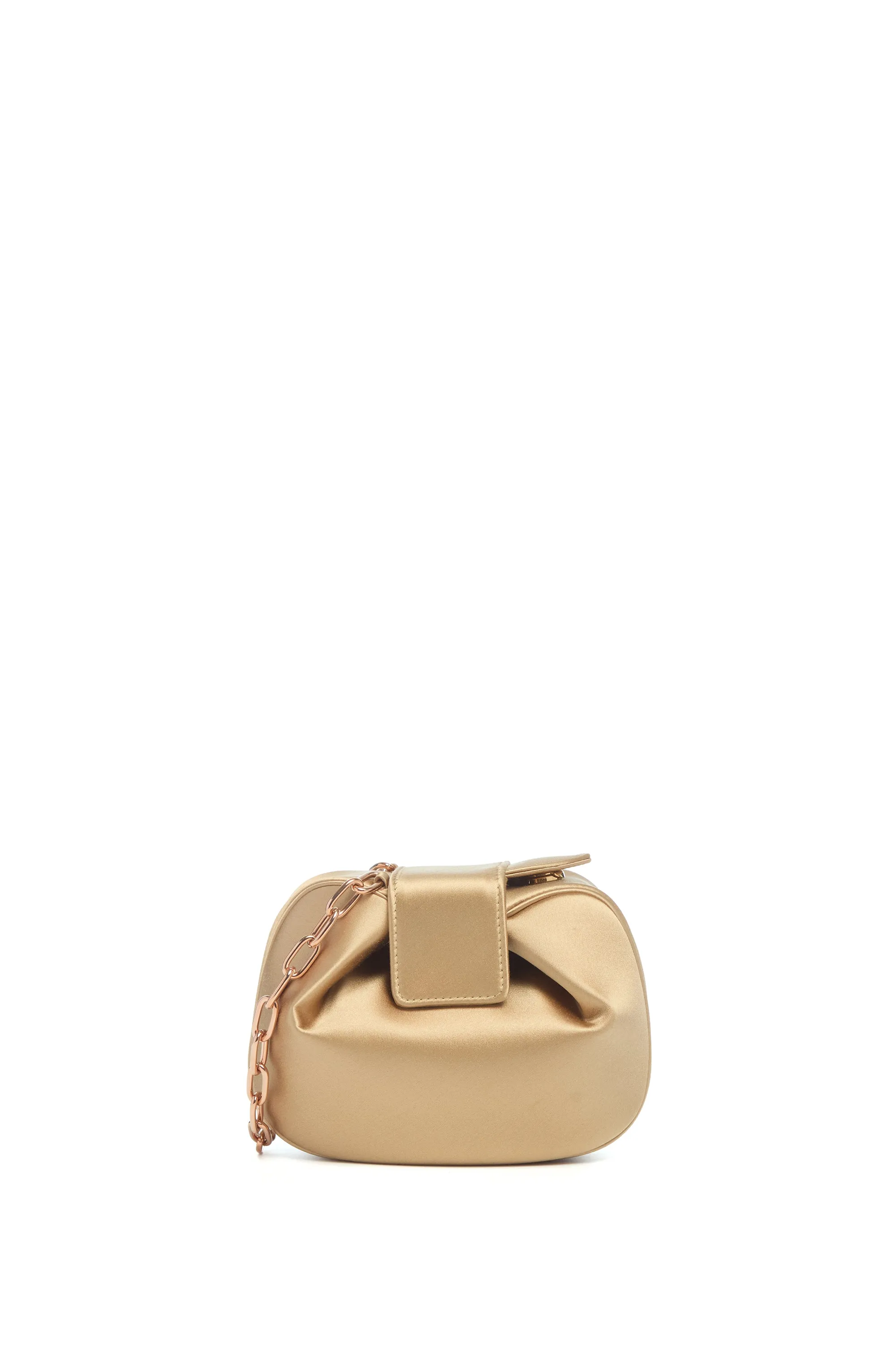 Soft Demi Clutch In Camel Satin sold by Gabriela Hearst product image thumbnail 3