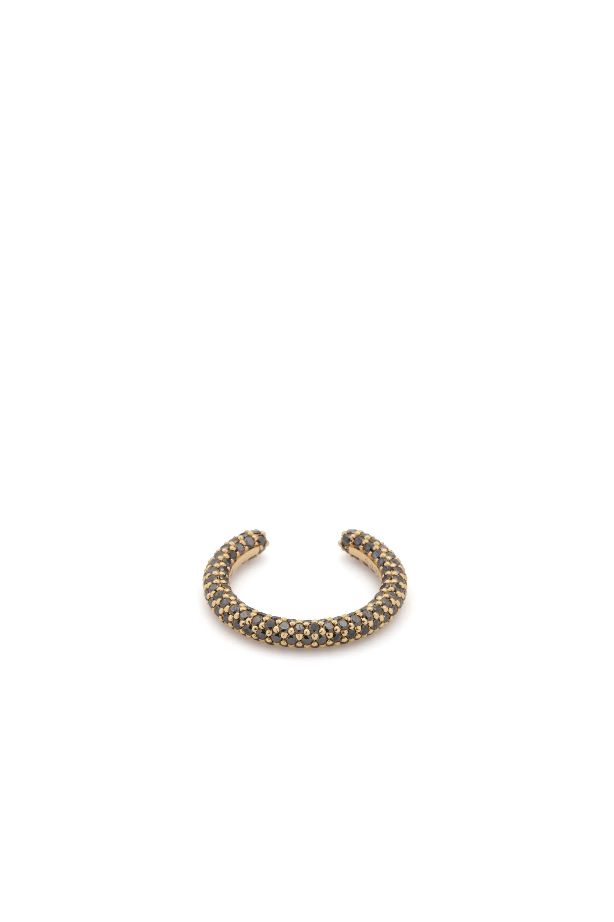 Tatot Pave Ring in 18K Yellow Gold & Black Diamonds sold by Gabriela Hearst product image thumbnail 2