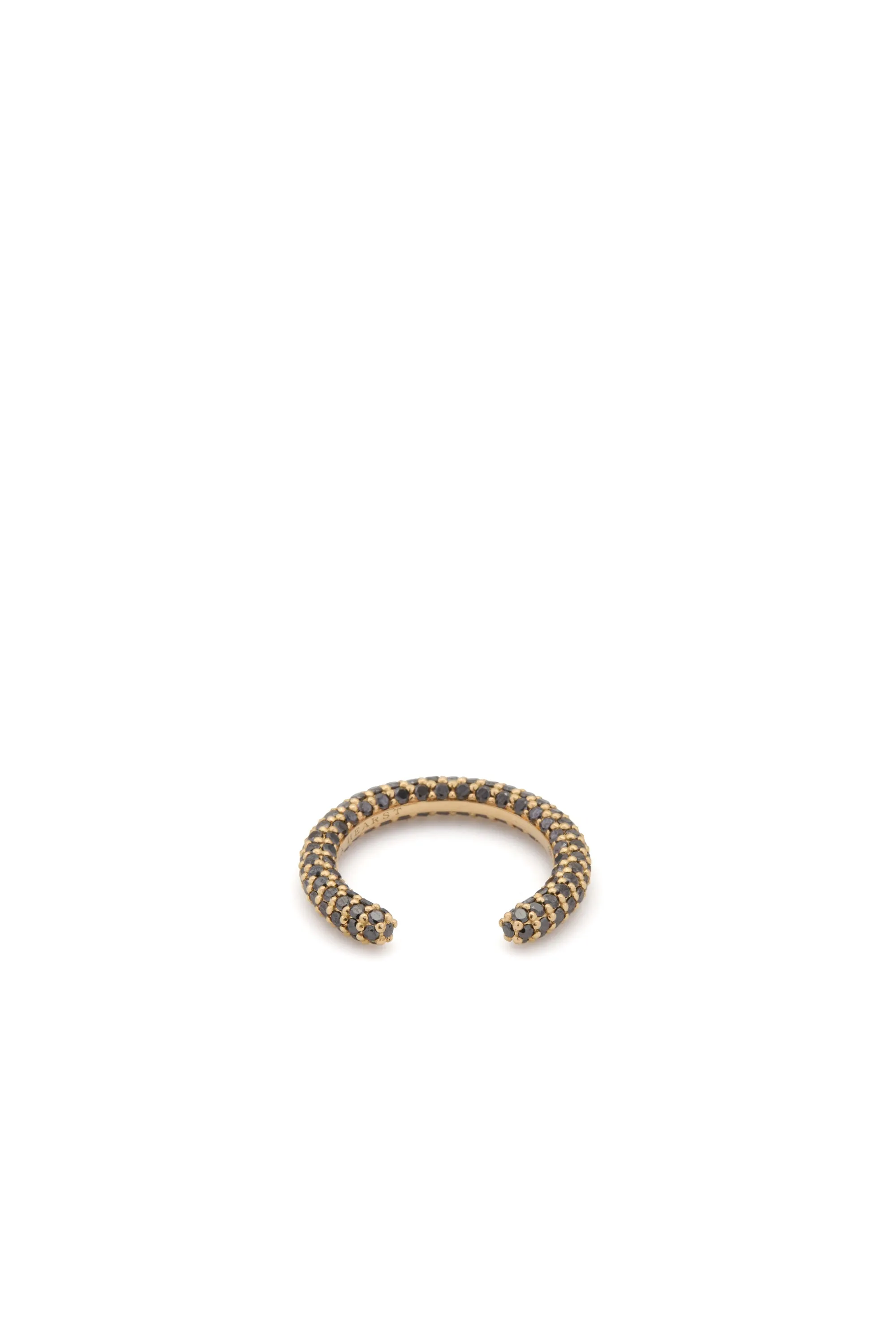 Tatot Pave Ring in 18K Yellow Gold & Black Diamonds sold by Gabriela Hearst product image thumbnail 3