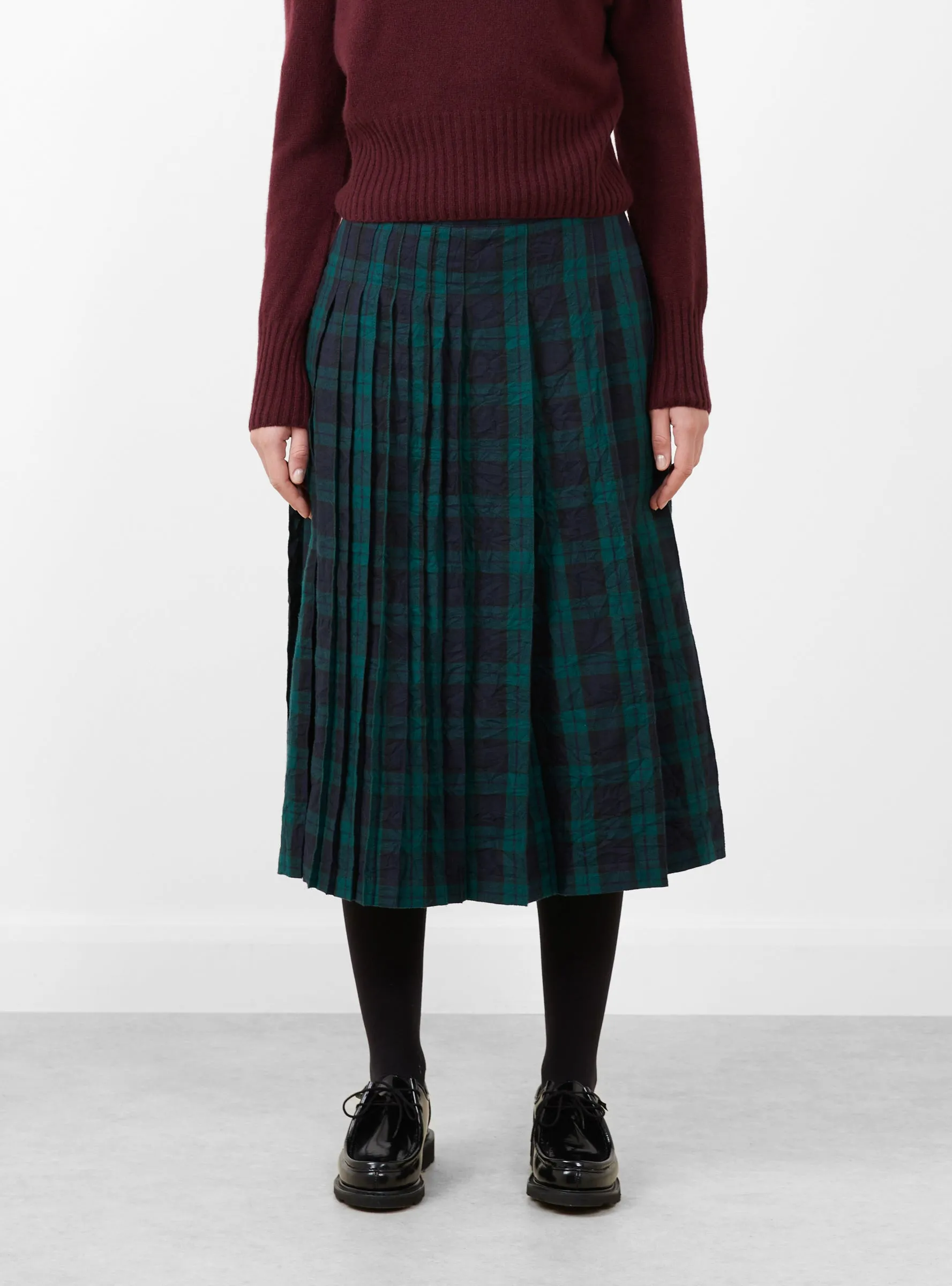 Rosetta Skirt Navy Multi sold by Garbstore