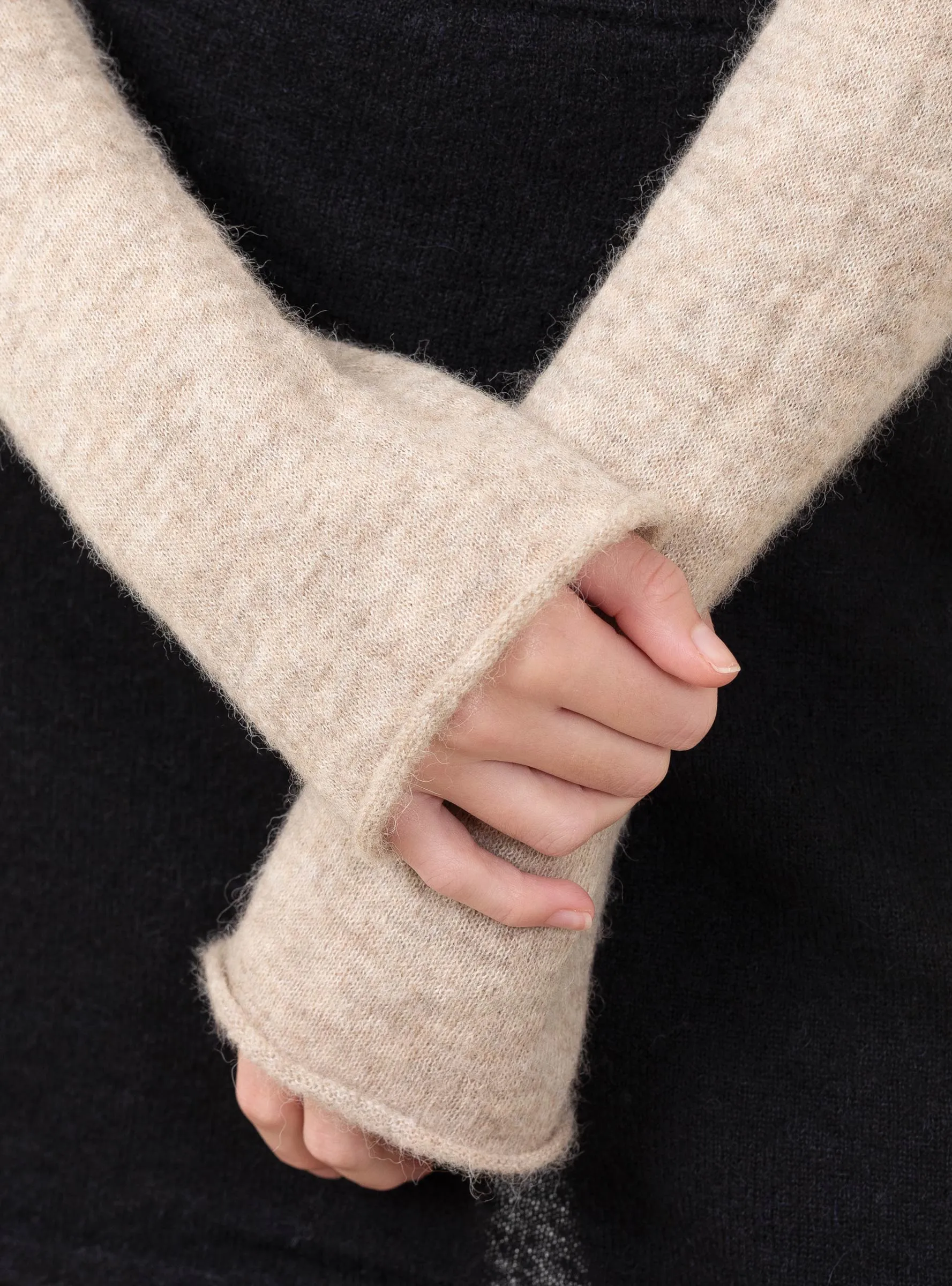 Wrap Cardigan Oatmeal sold by Garbstore product image thumbnail 5